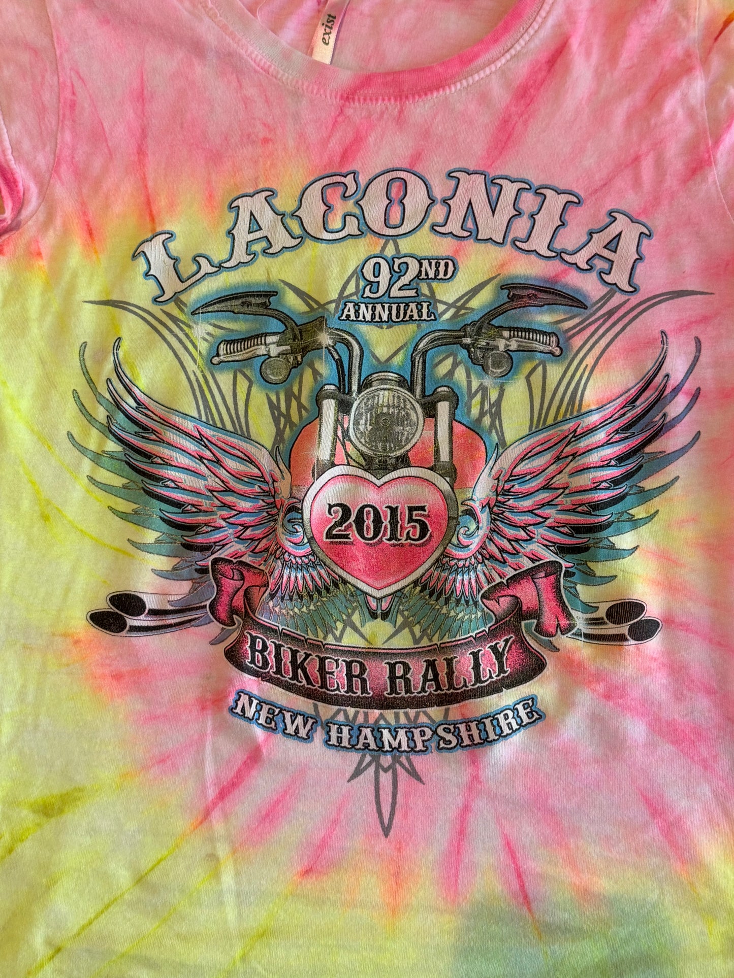 Tie Dye Biker Baby Tee