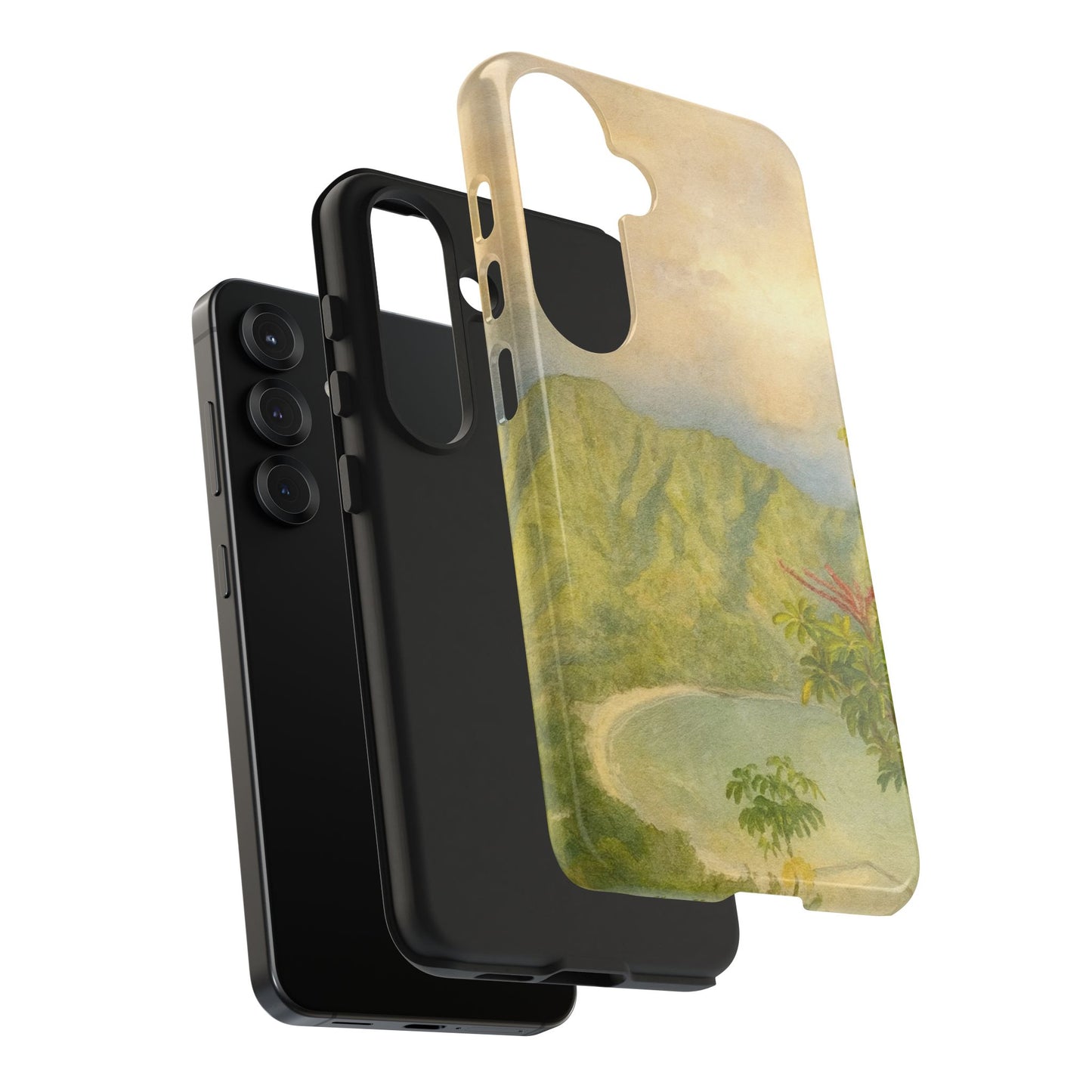 Vintage Tropical Beach - Protective Phone Case