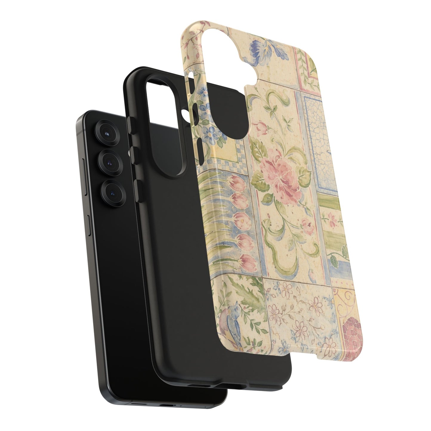 Floral Patchwork - Protective Phone Case