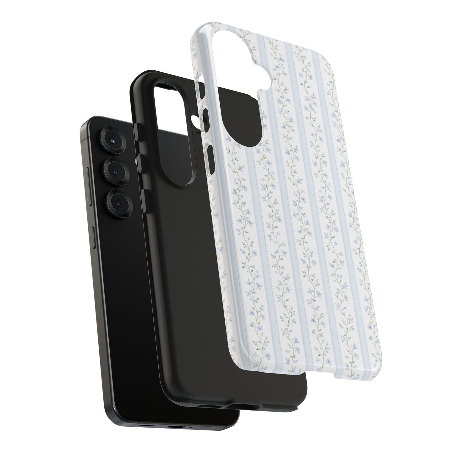 Vintage Blue Vine - Protective Phone Case