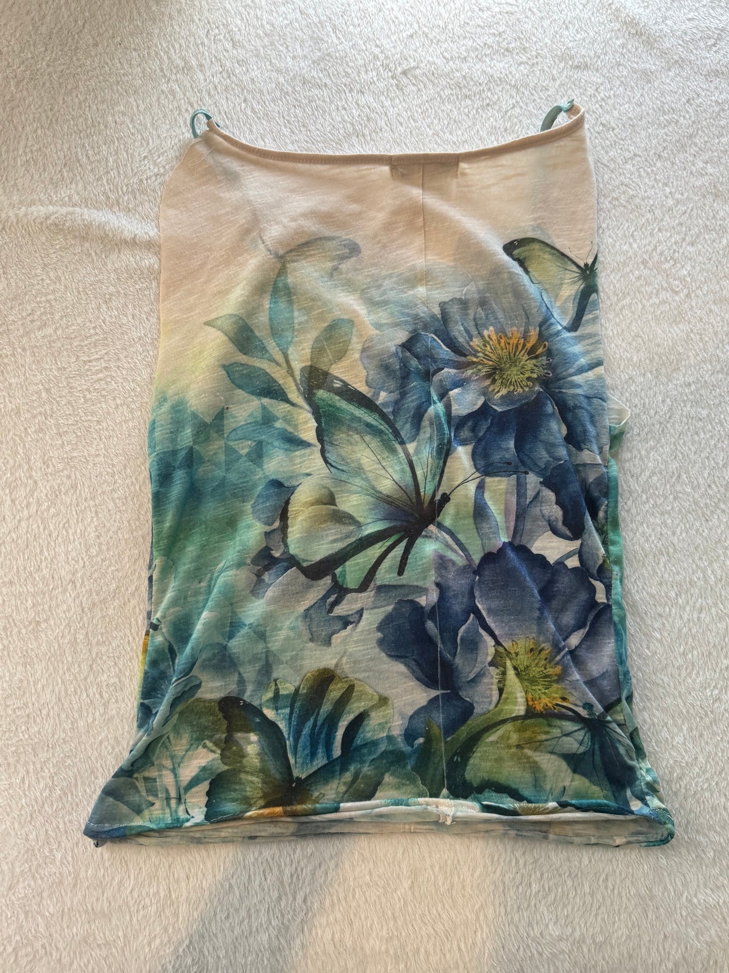 Rhinestone Butterfly Cami