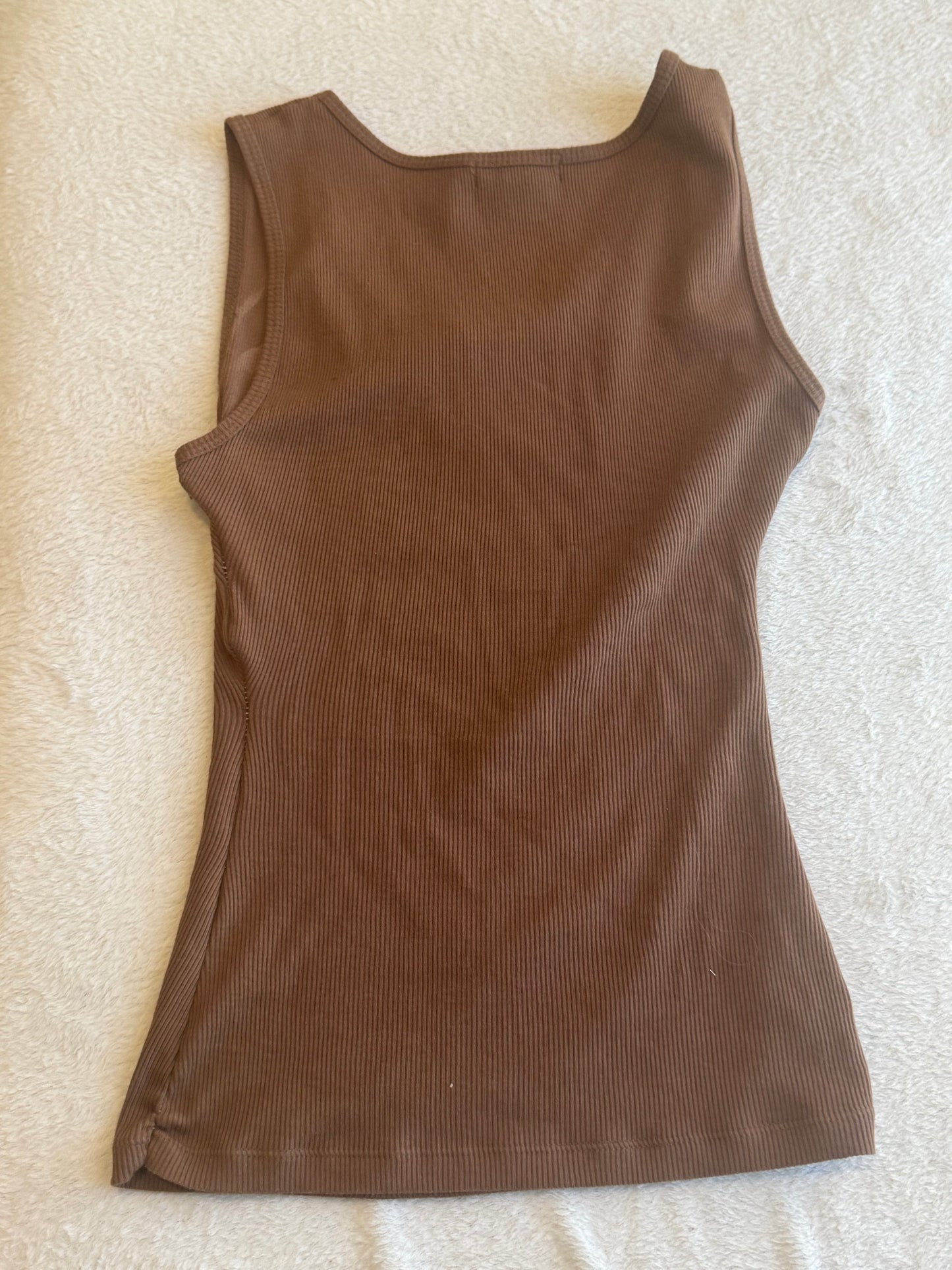 Brown Y2K Top with Sequins