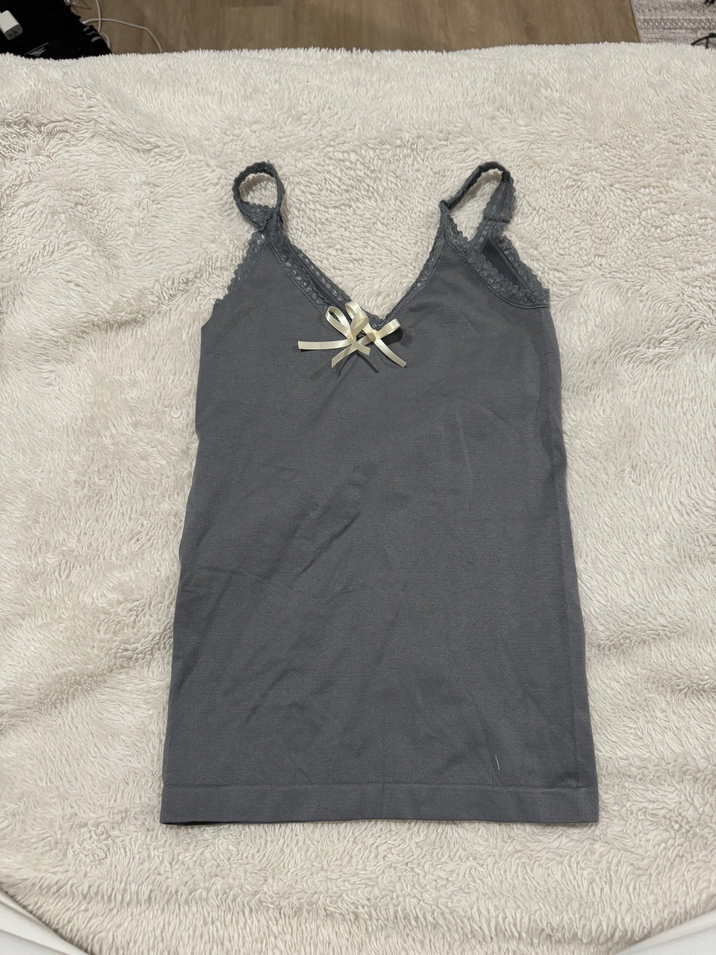 Blue Cami with Bows