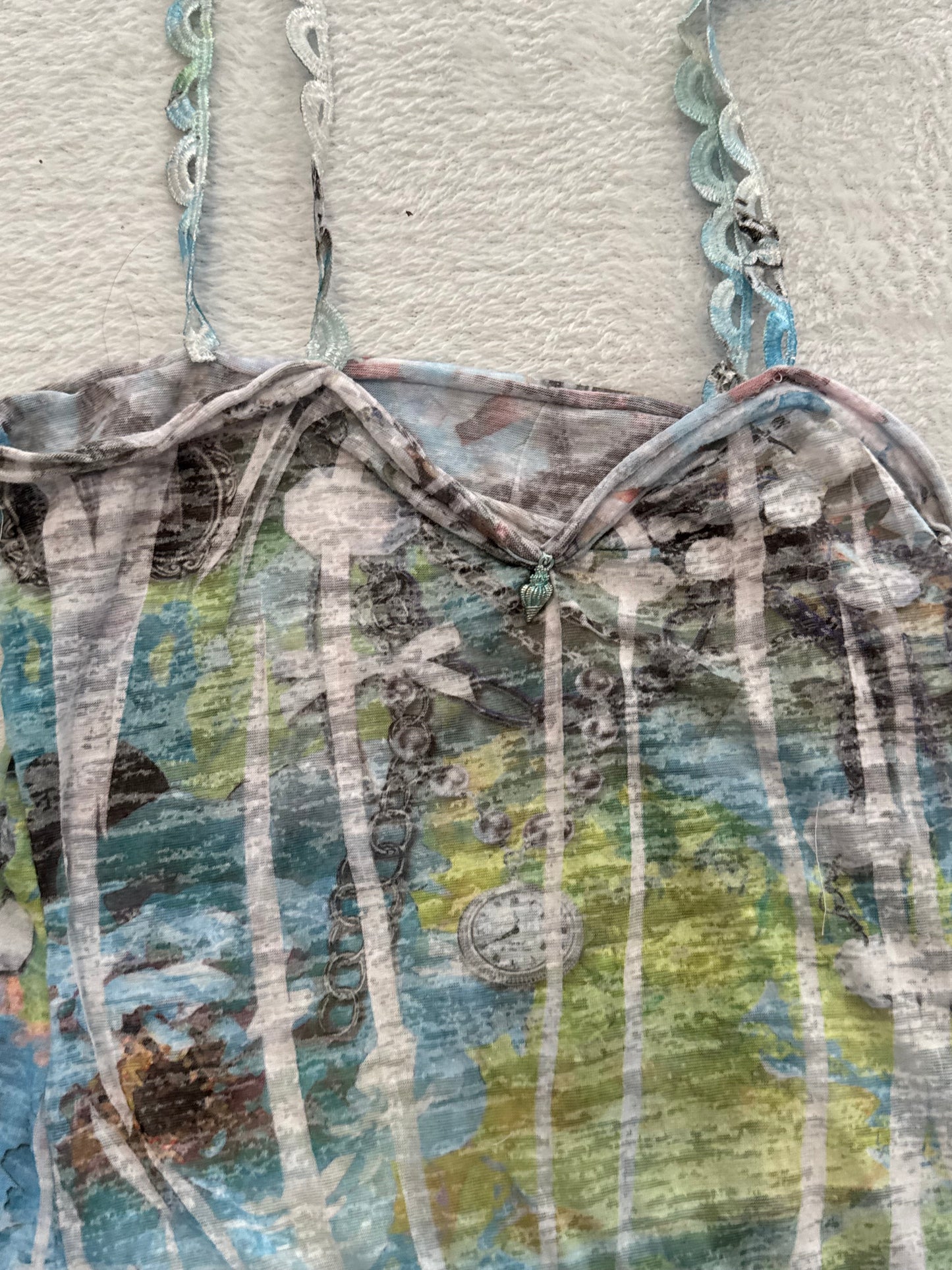 Pretty Boho Cami with Shell