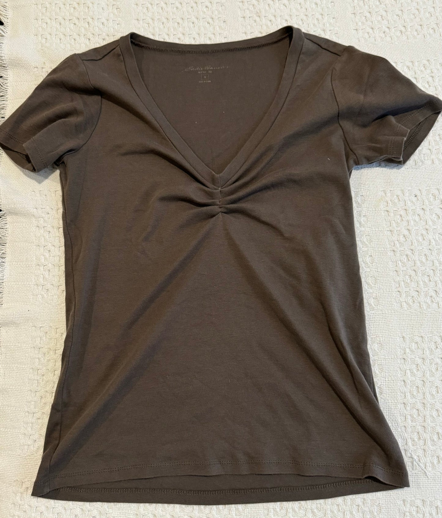 Coquette Brown Top