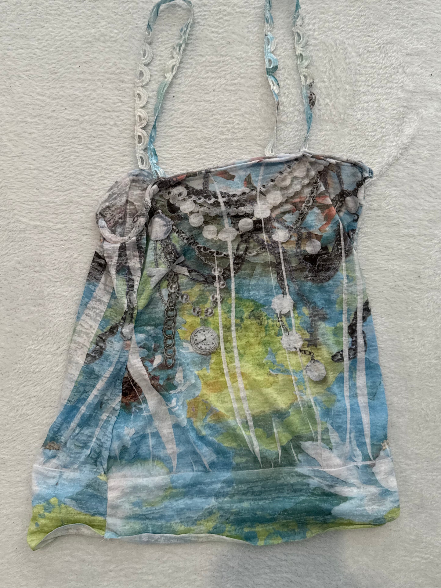 Pretty Boho Cami with Shell