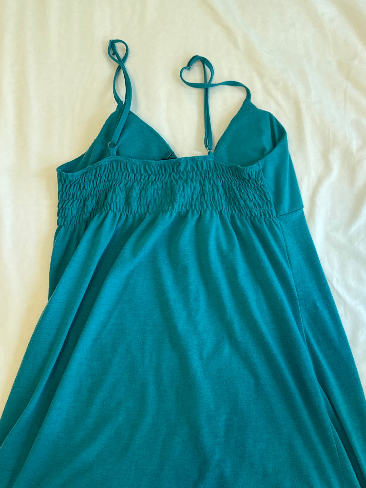 Y2K Teal Dress / Long Top