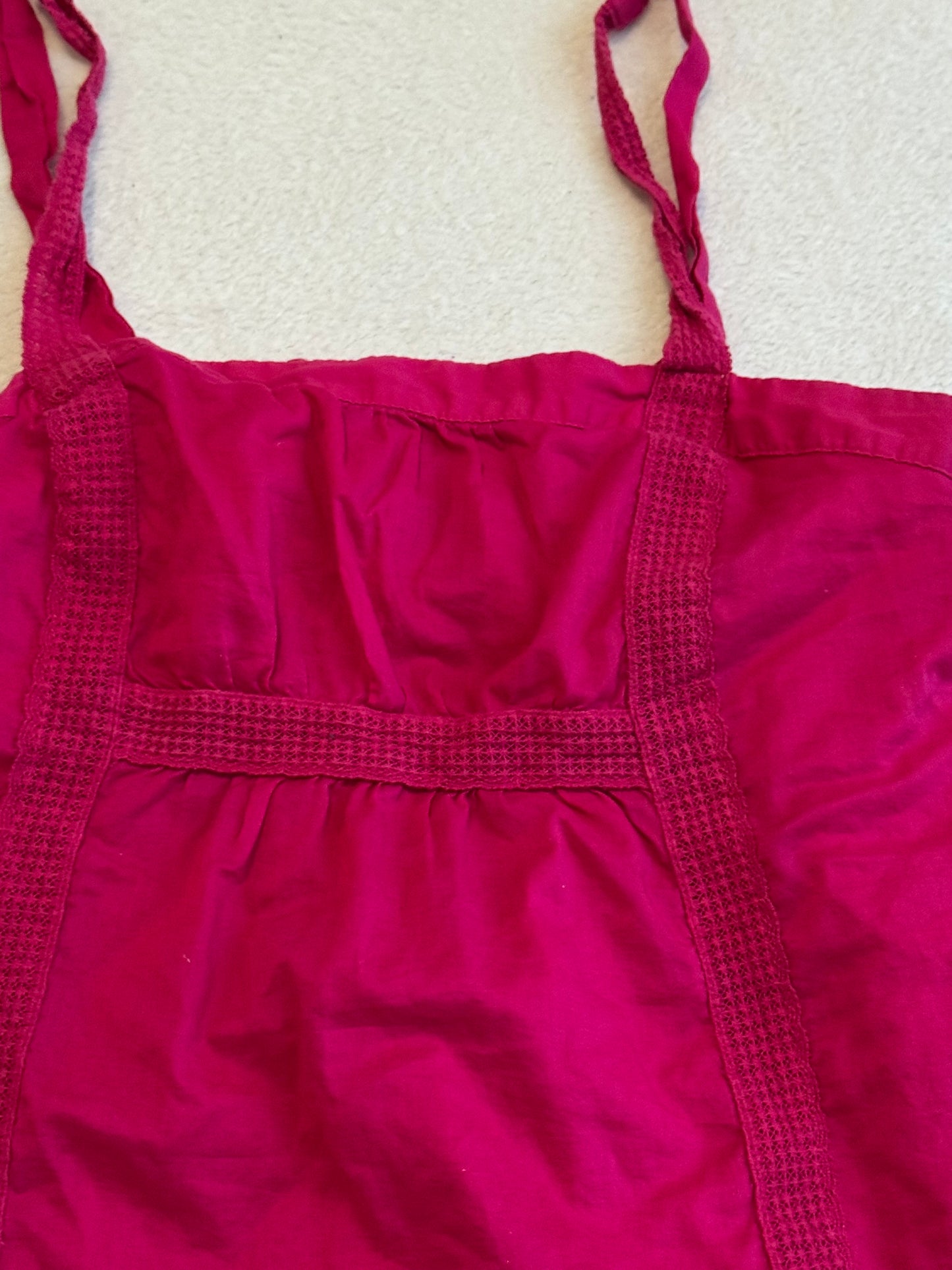 Dark Pink Babydoll Top