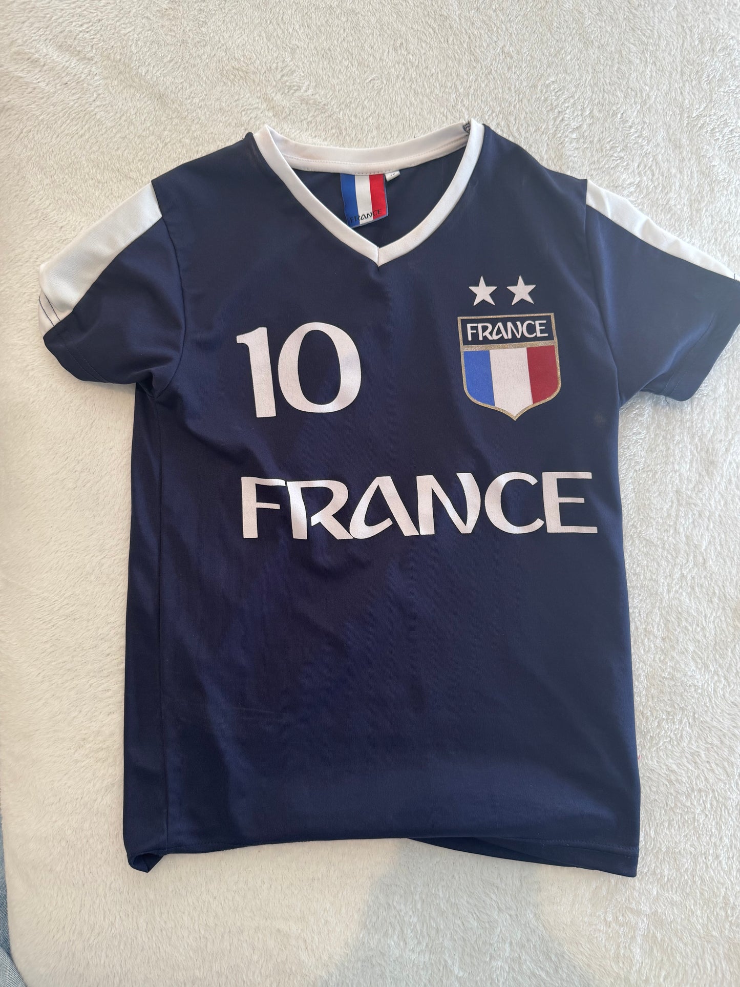 Adorable Blue France Baby Tee
