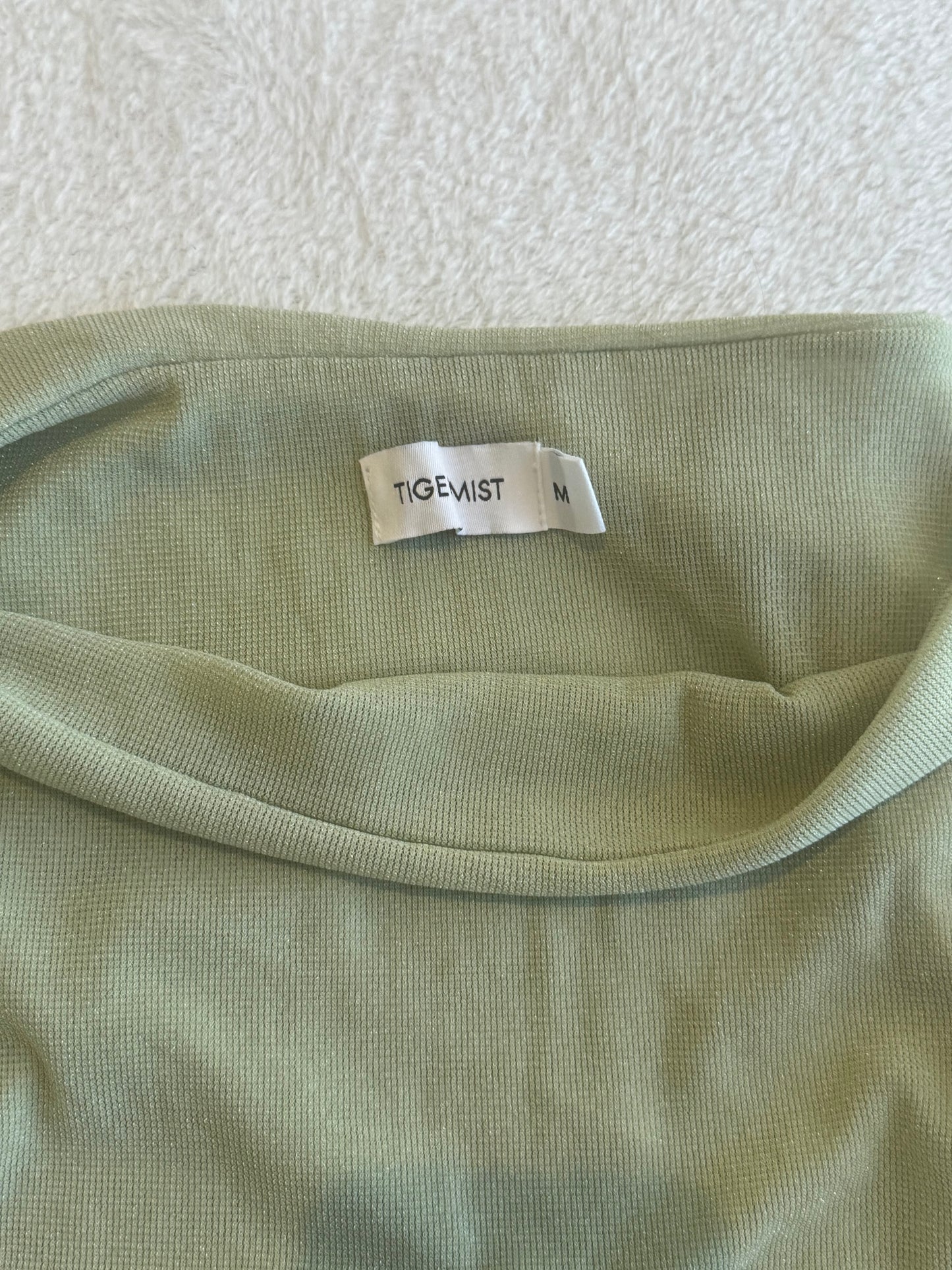 Pretty Green Top with Ruching