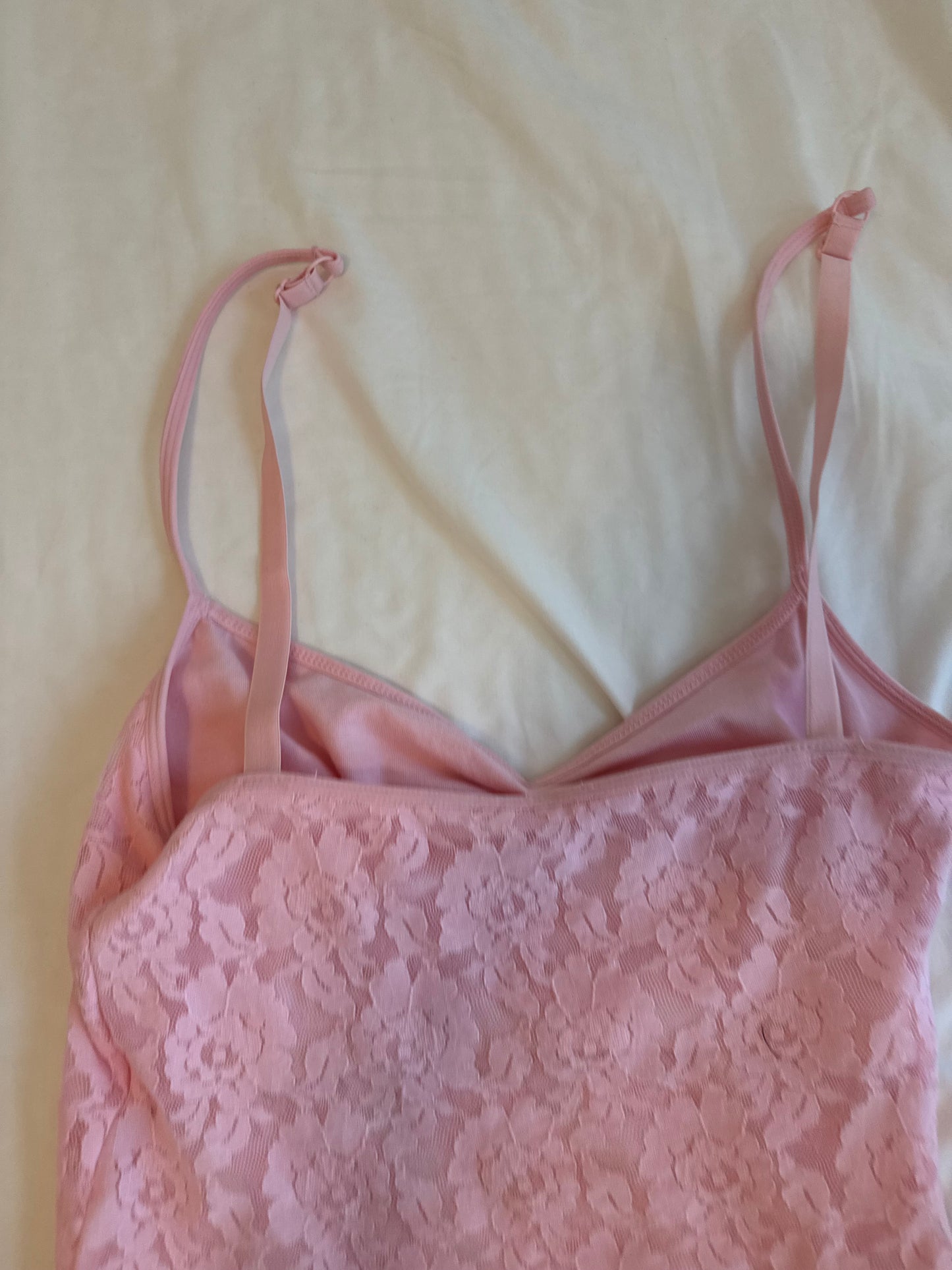Pink Lace Cami