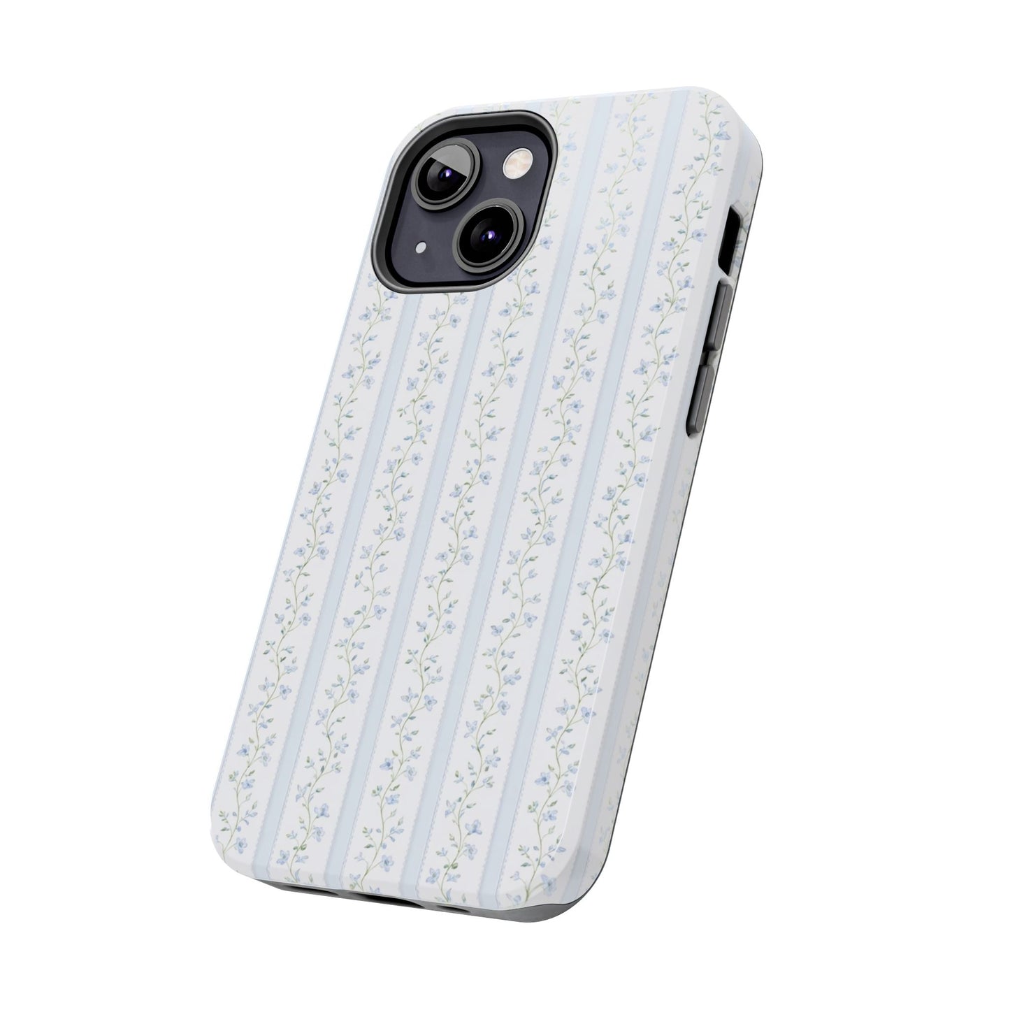 Vintage Blue Vine - Protective Phone Case