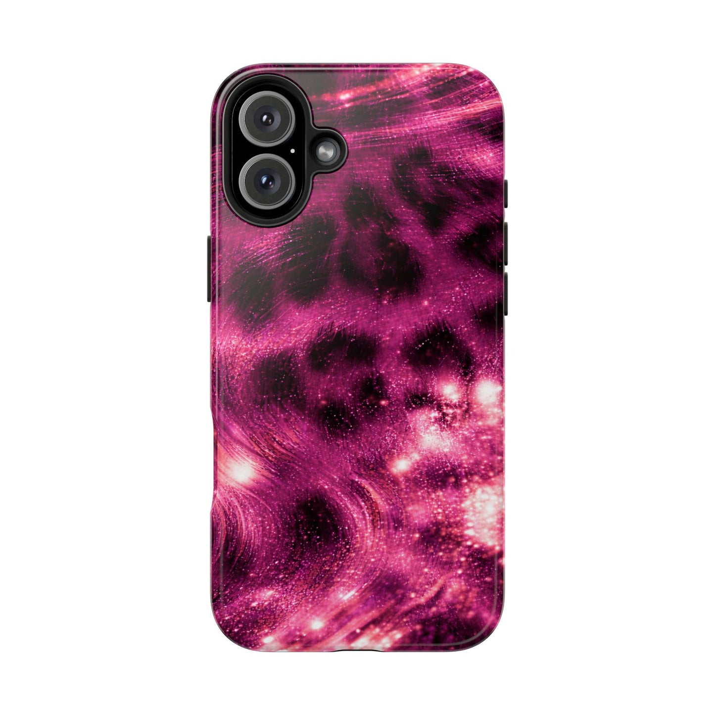 Magenta Y2K Leopard - Protective Phone Case