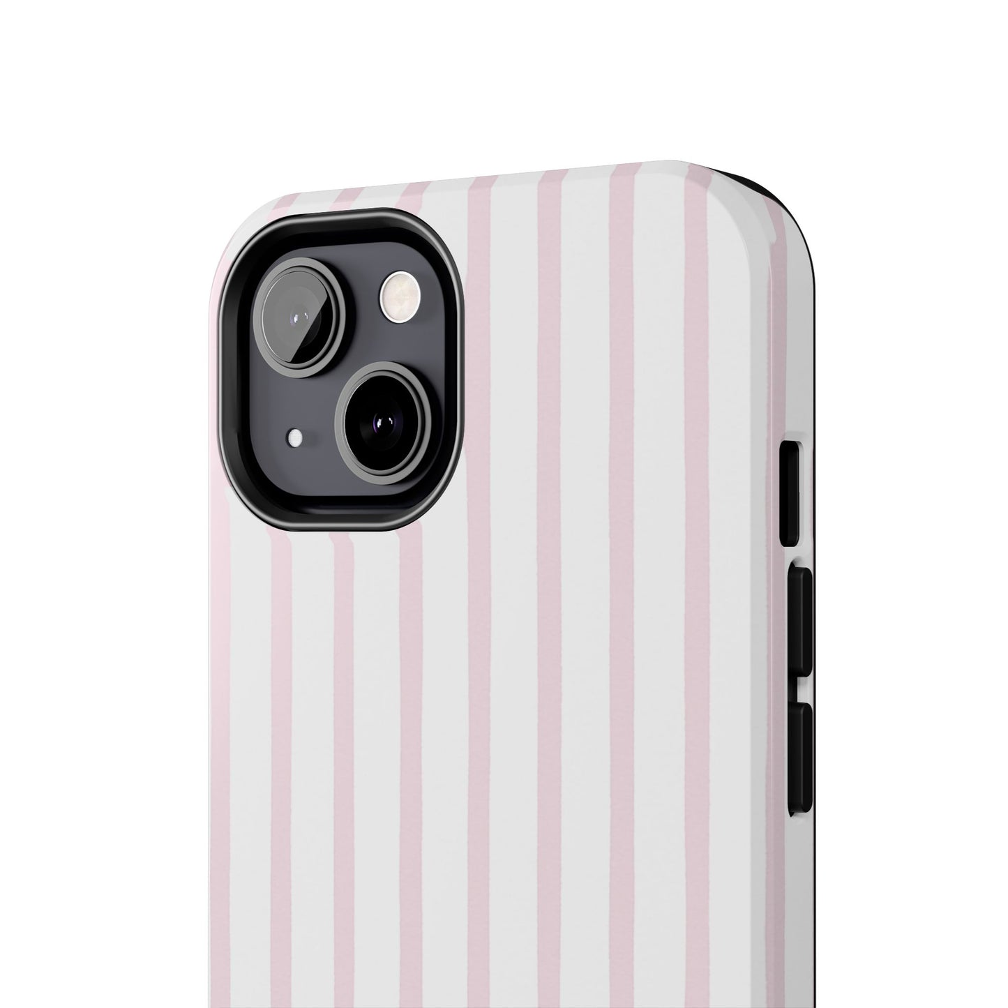Pink Vertical Stripes - Protective Phone Case