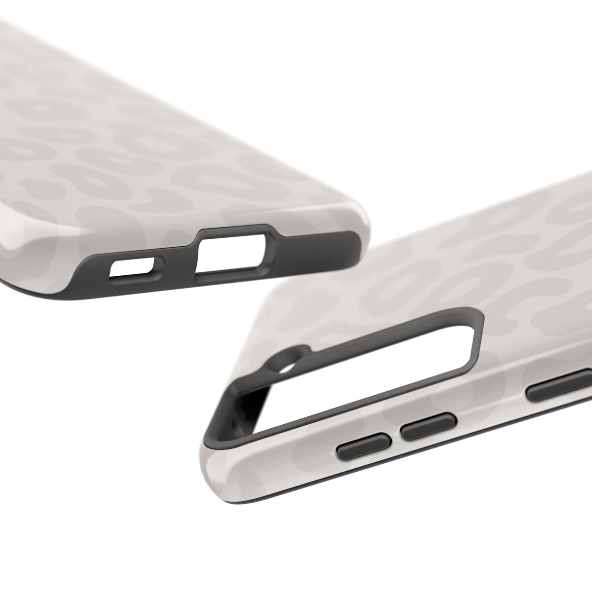 Beige Leopard Tough Phone Case – Protective Animal Print Phone Cover