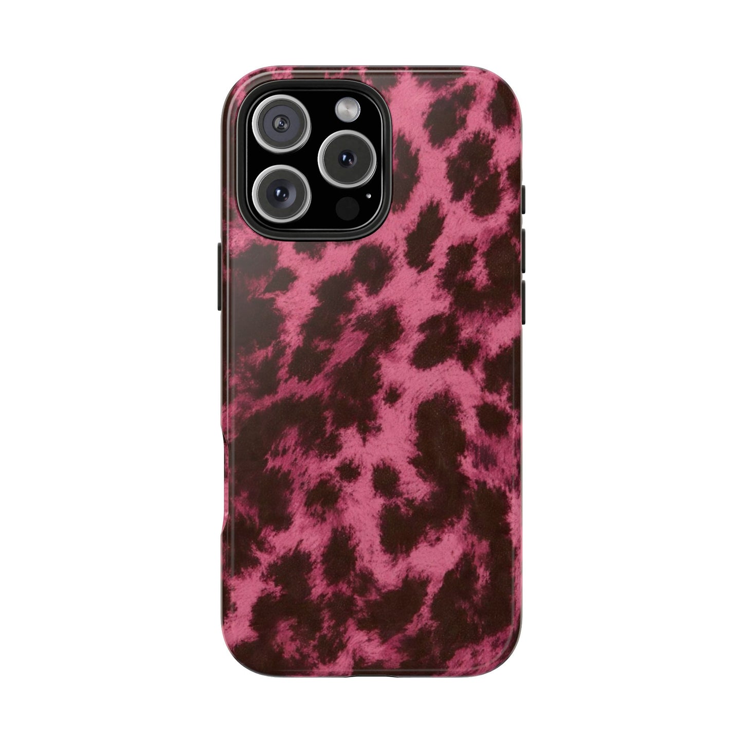 Pink Leopard Print - Protective Phone Case