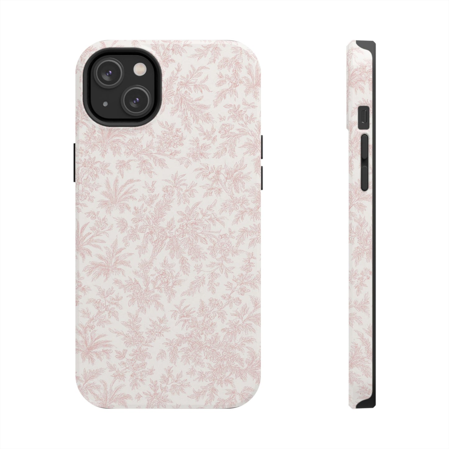 Blush Pink Floral - Protective Phone Case
