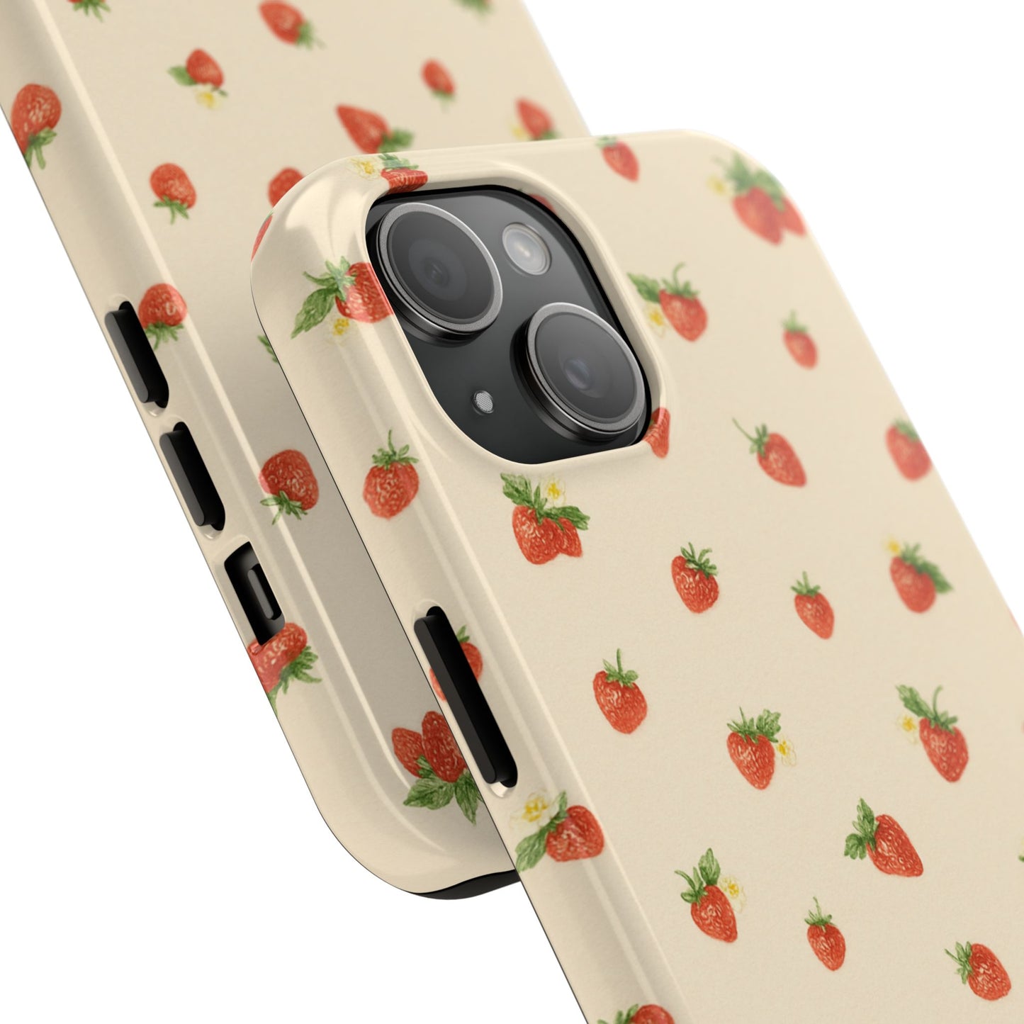 Strawberry Picking - Protective Phone Case