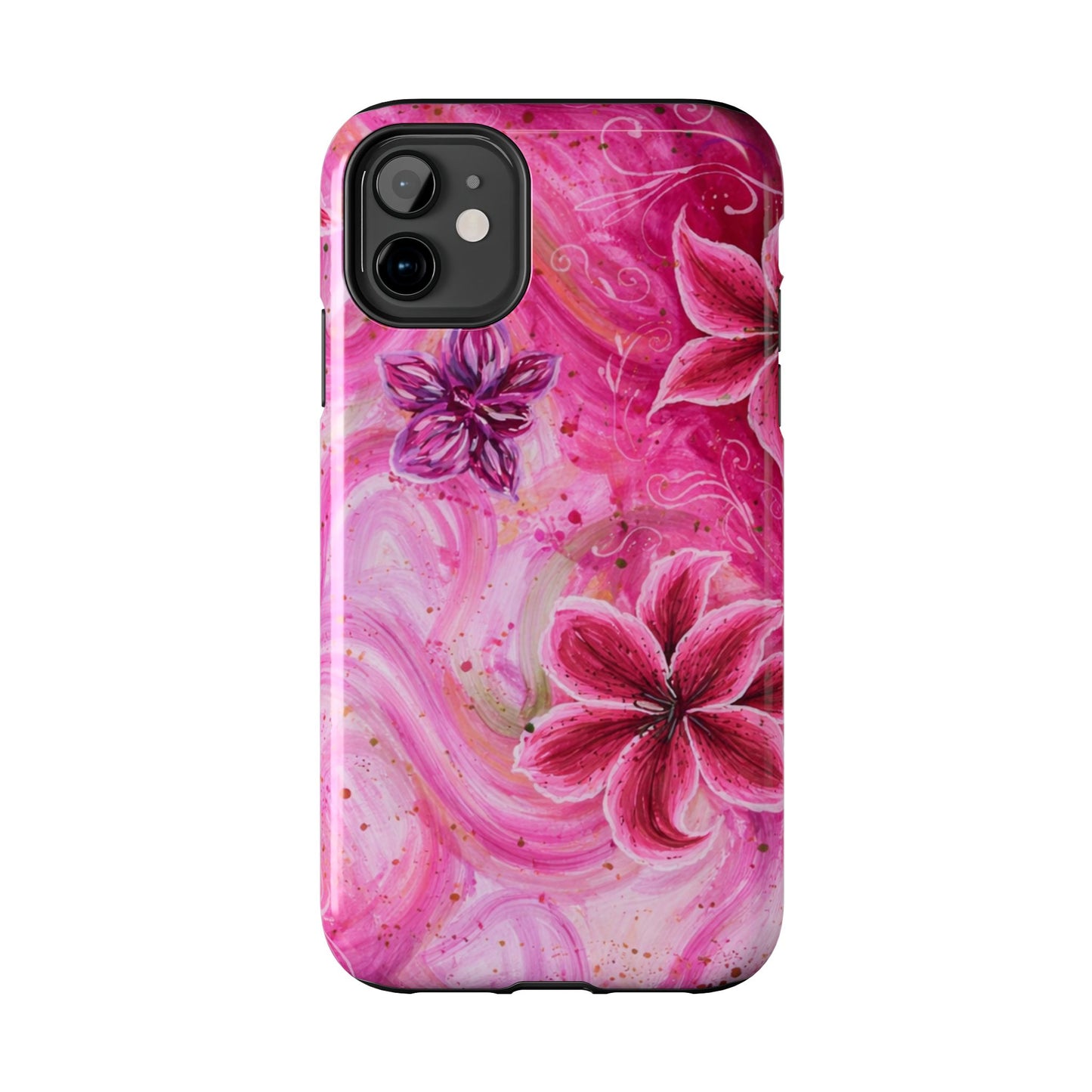 Watercolor Hibiscus - Protective Phone Case