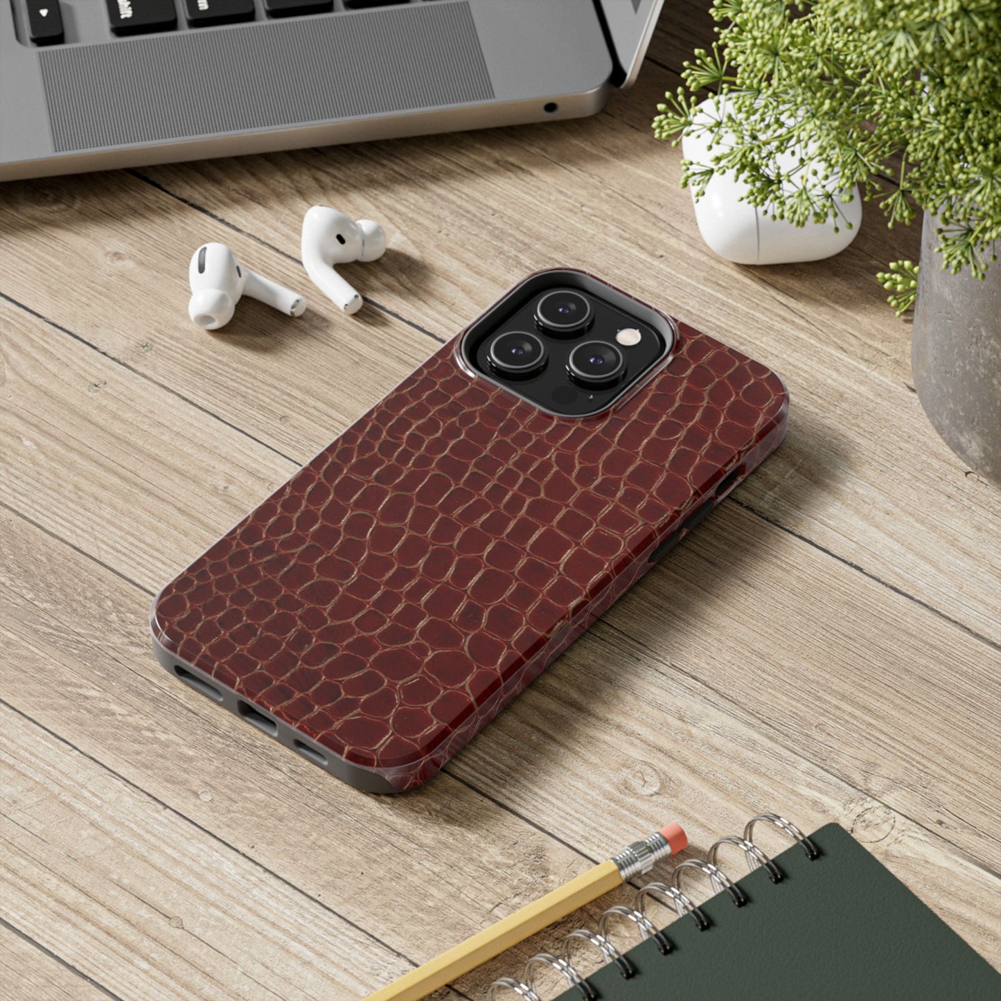 Y2K Red Crocodile - Protective Phone Case