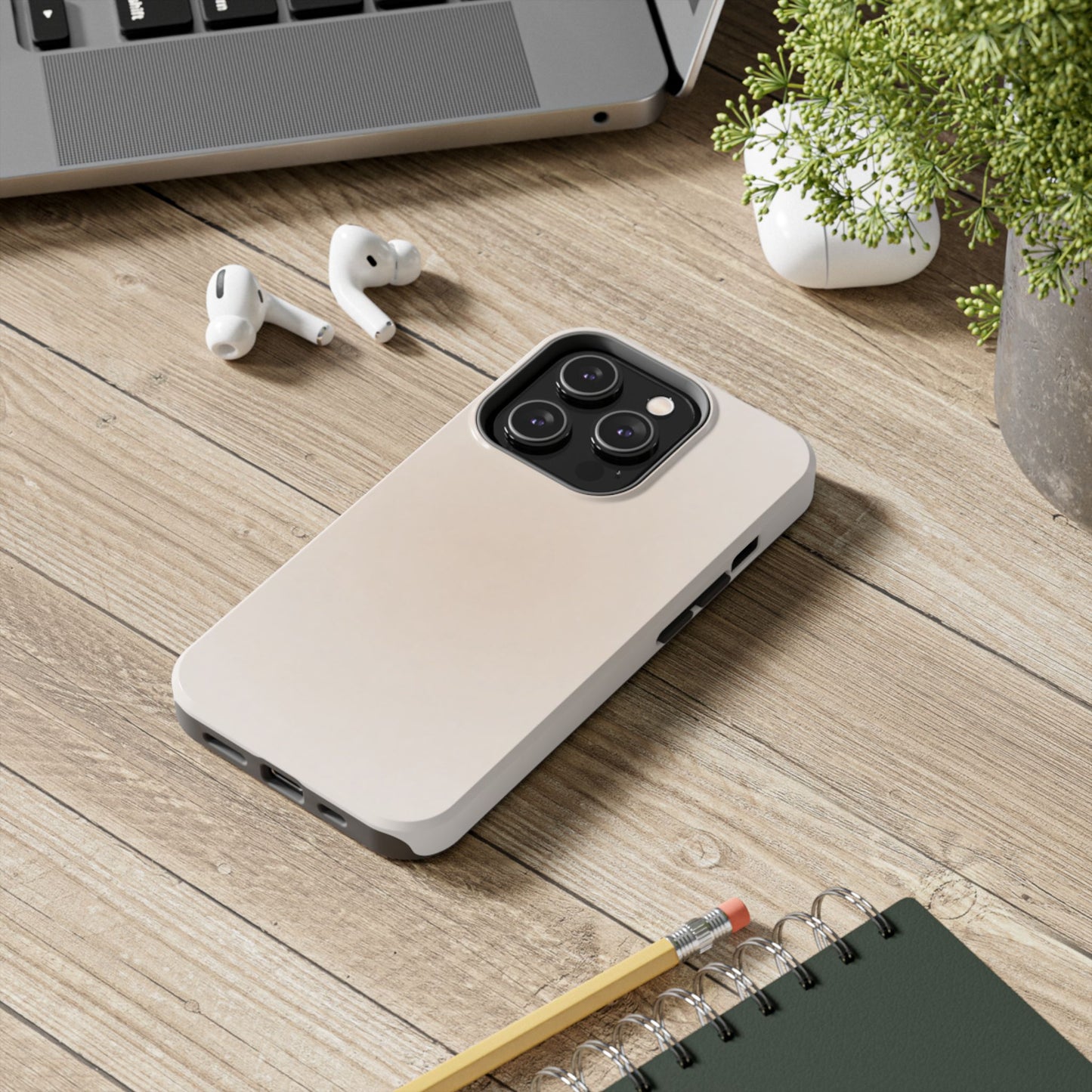 Beige Ombre - Protective Phone Case