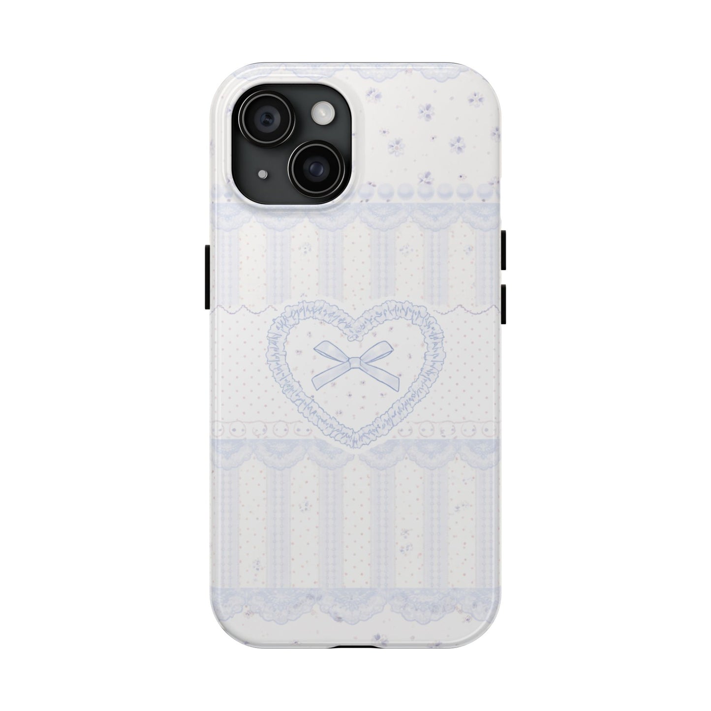 Coquette Blue Lace - Protective Phone Case
