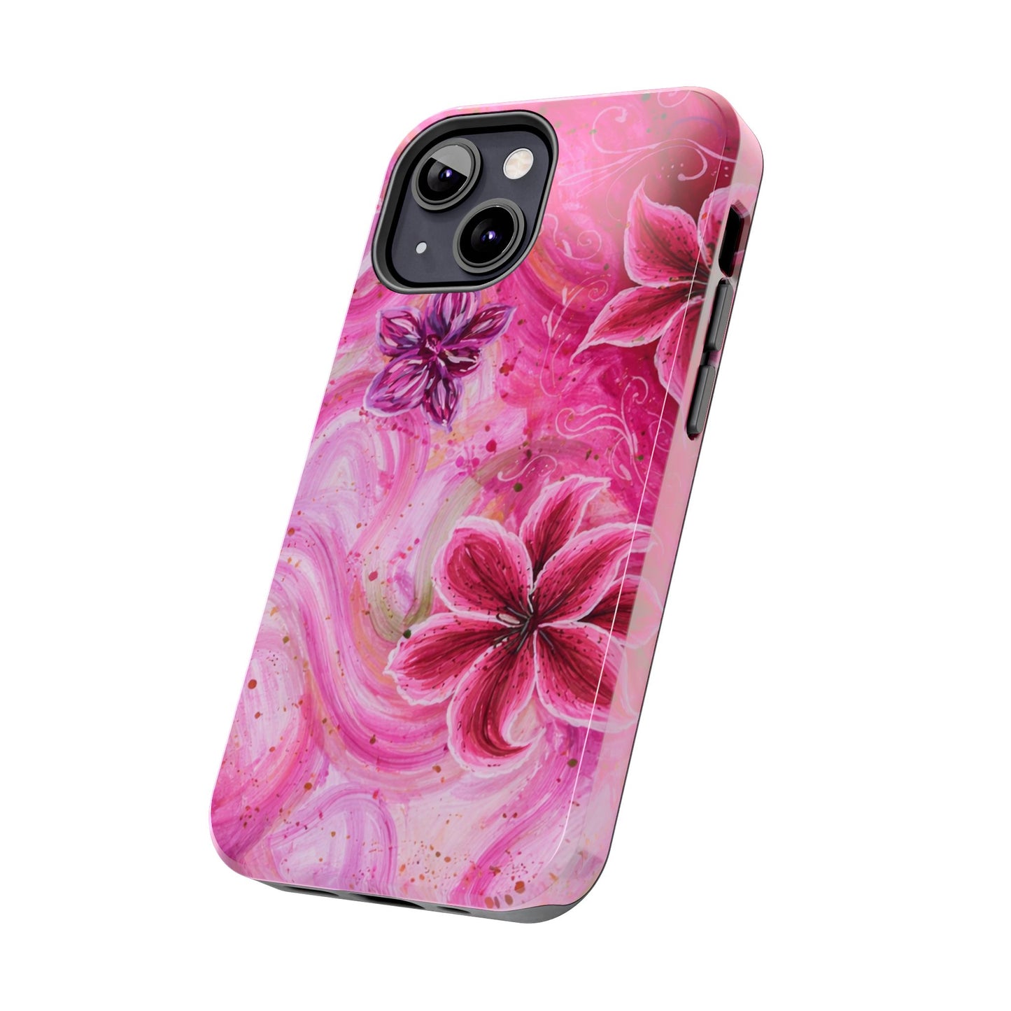 Watercolor Hibiscus - Protective Phone Case