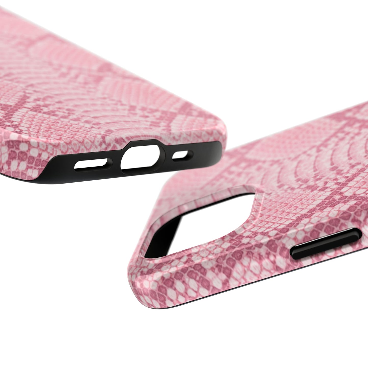 Pink Snake Skin - Protective Phone Case