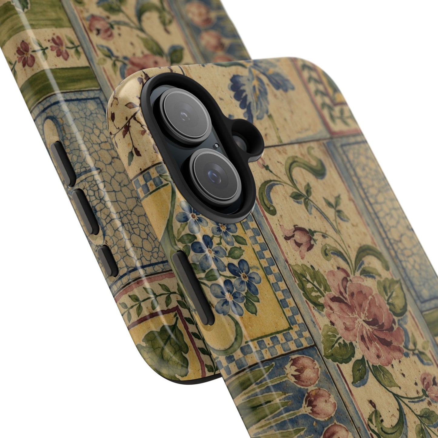Vintage Floral Patchwork - Protective Phone Case