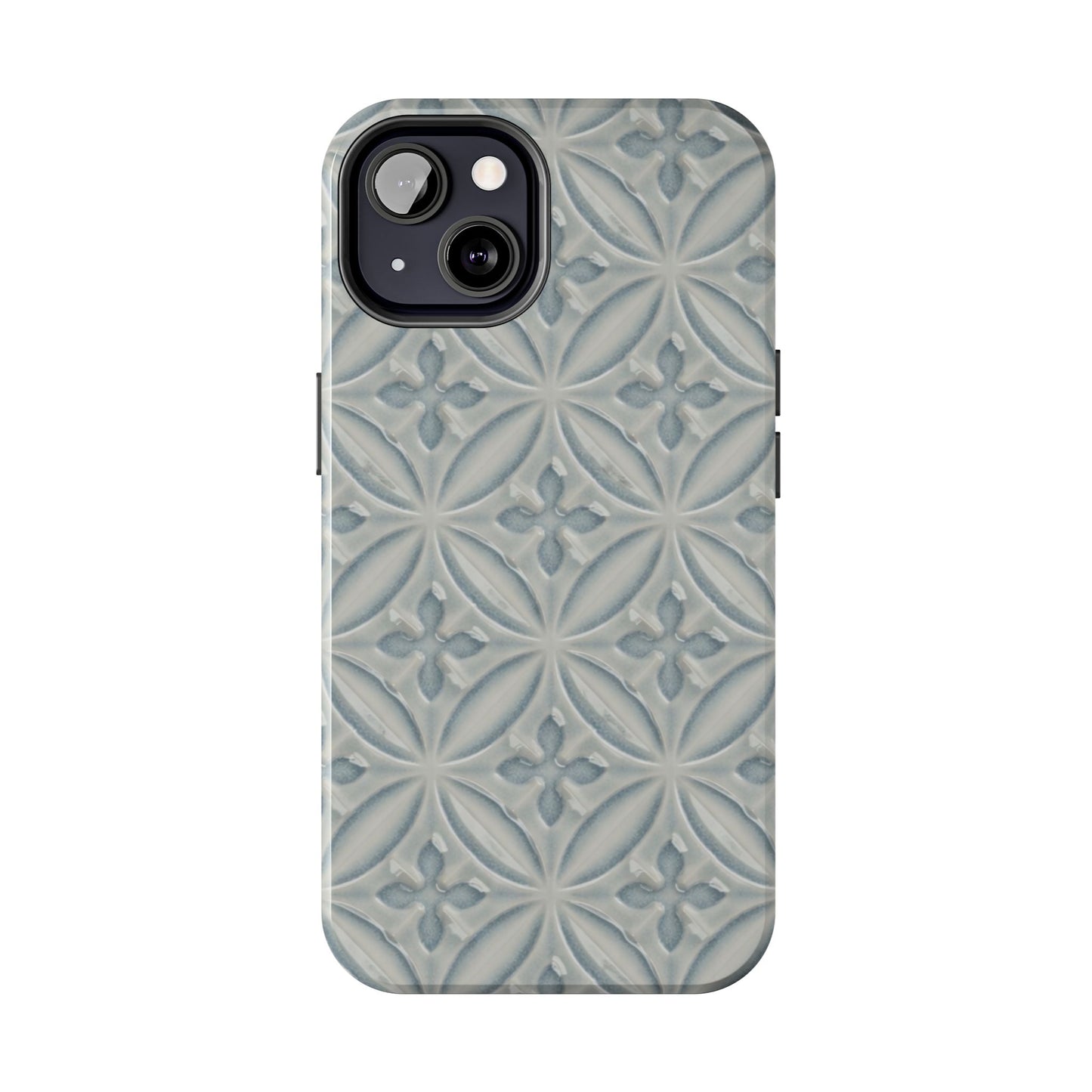 Vintage Blue Tile - Protective Phone Case