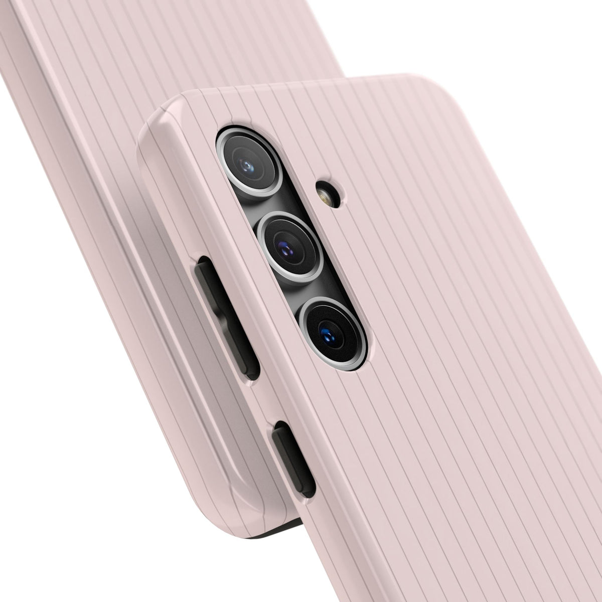 Blush Pinstripe - Protective Phone Case