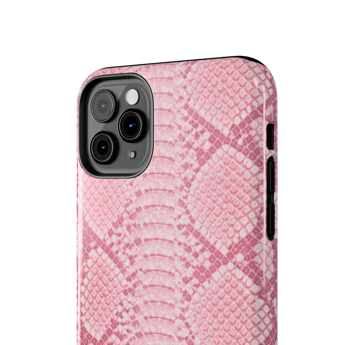 Pink Snake Skin - Protective Phone Case
