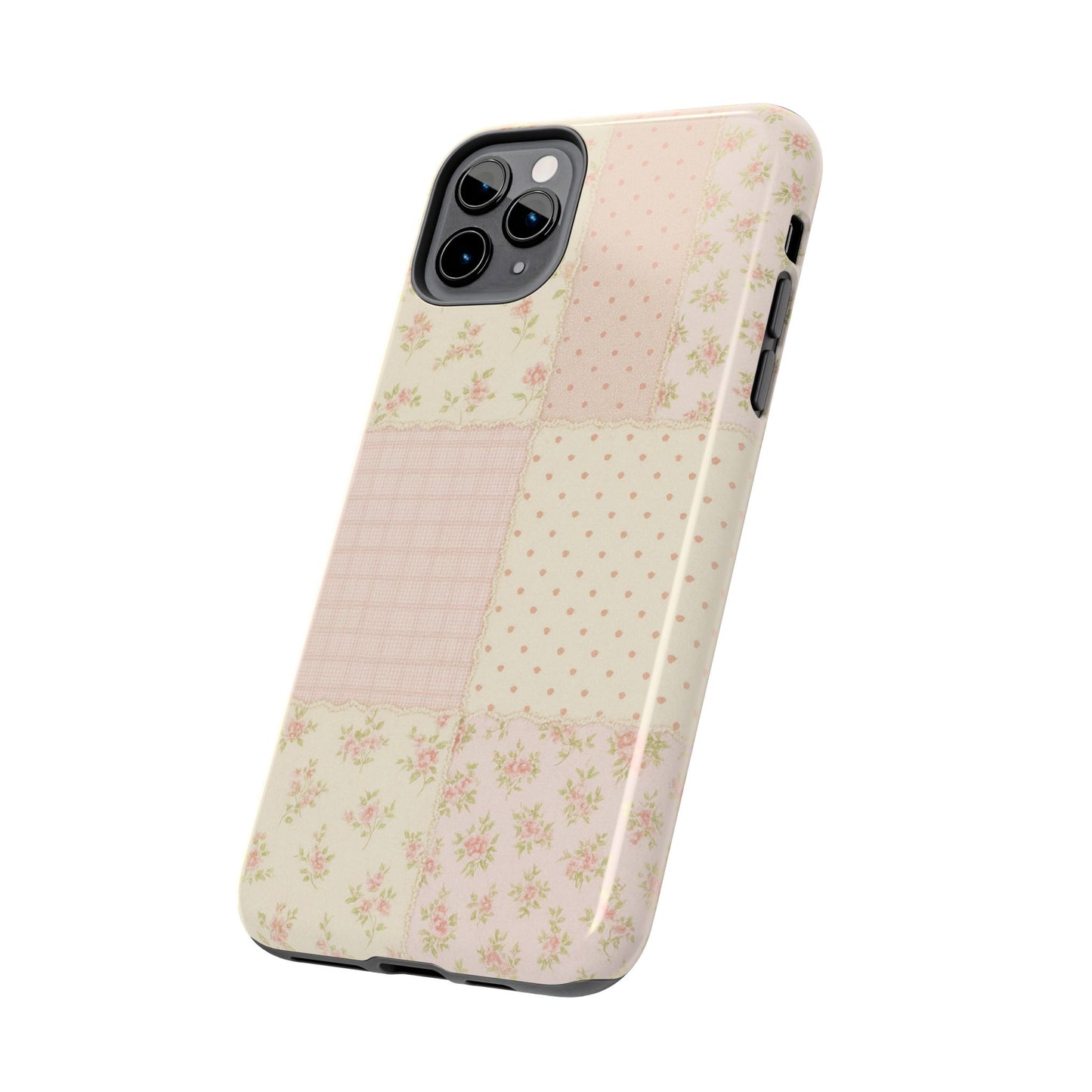 Floral Patchwork Quilt - Protective Phone Case