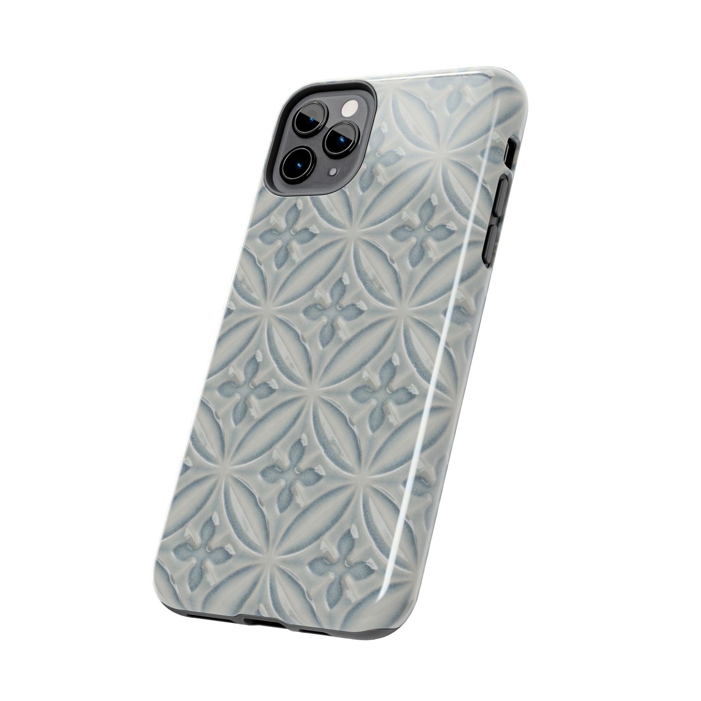 Vintage Blue Tile - Protective Phone Case