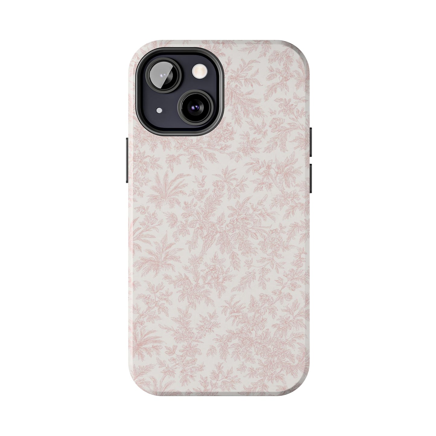 Blush Pink Floral - Protective Phone Case