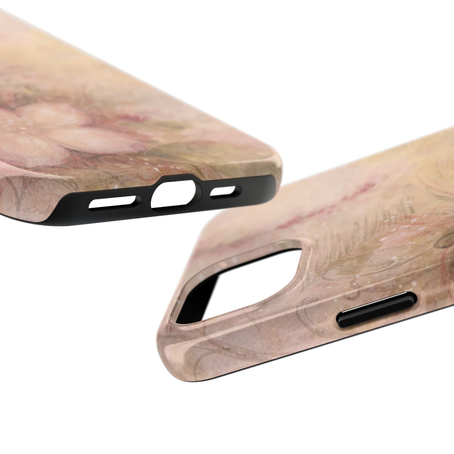 Antique Watercolor Floral - Protective Phone Case