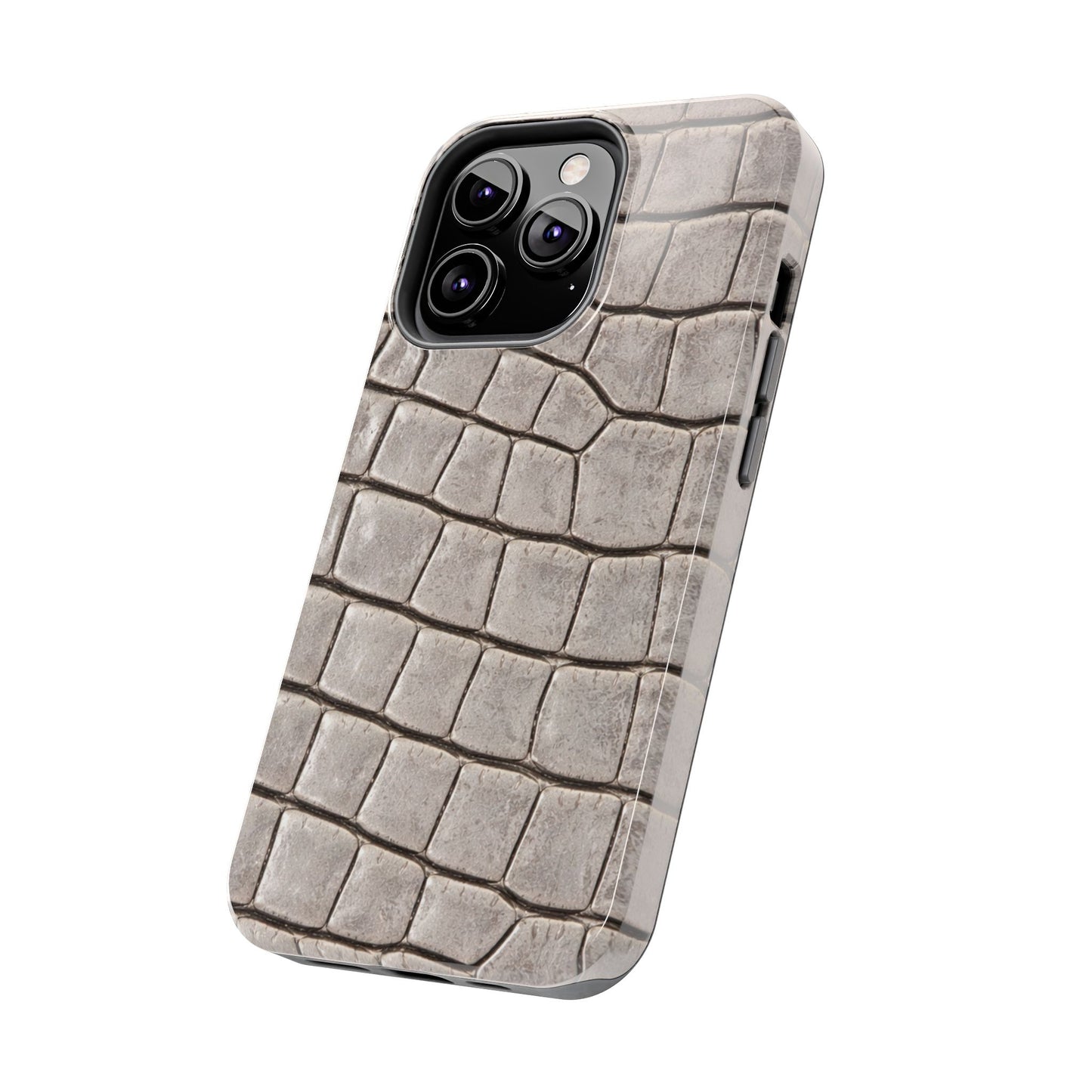 2000s Grey Crocodile - Protective Phone Case
