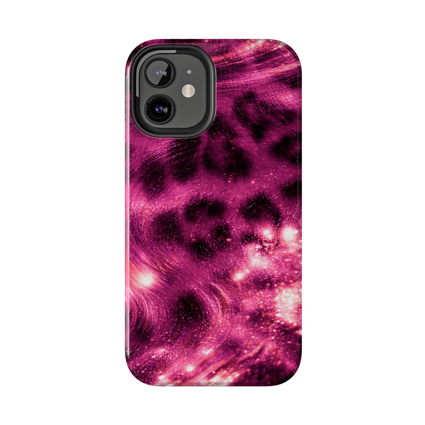 Magenta Y2K Leopard - Protective Phone Case