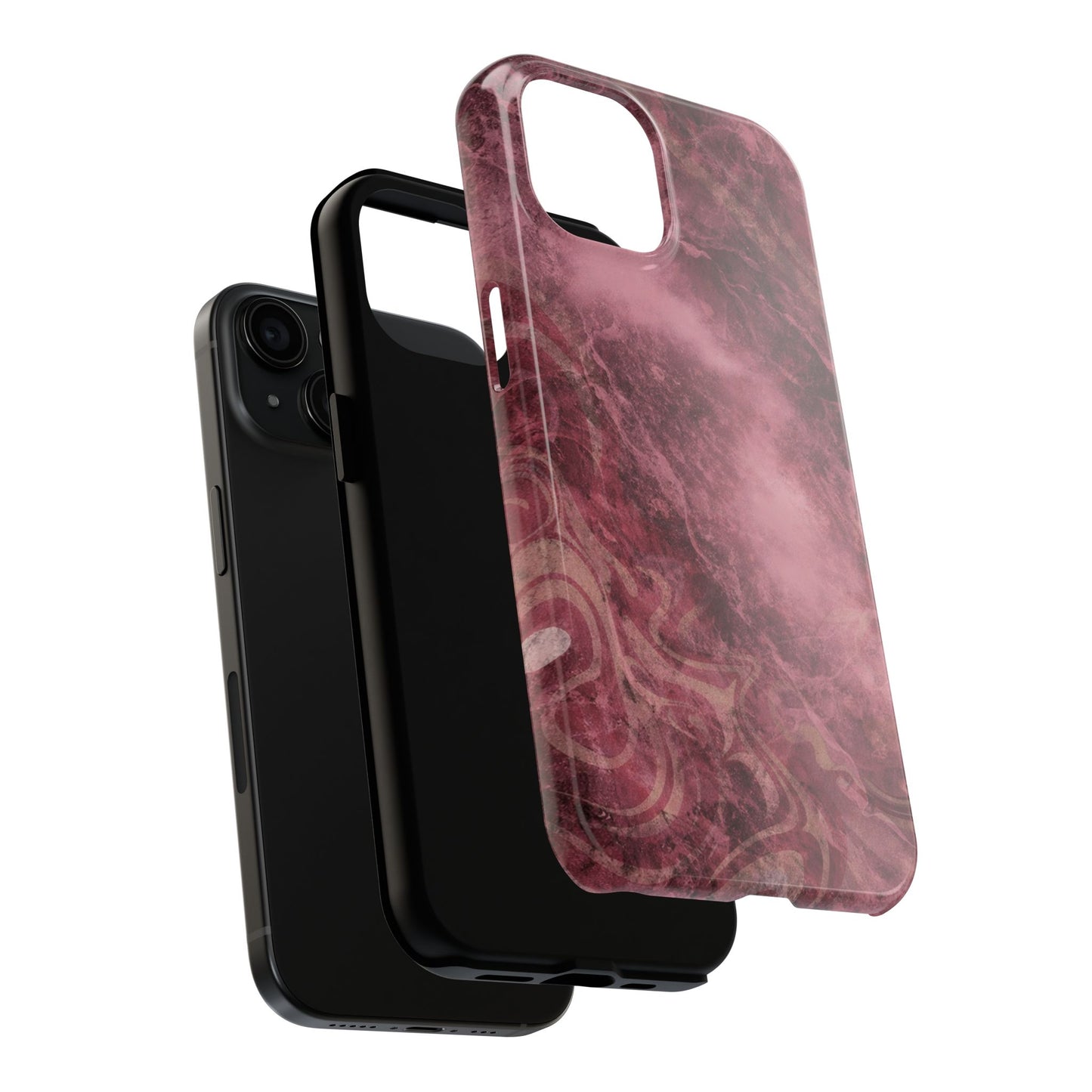 Marble Magenta - Protective Phone Case