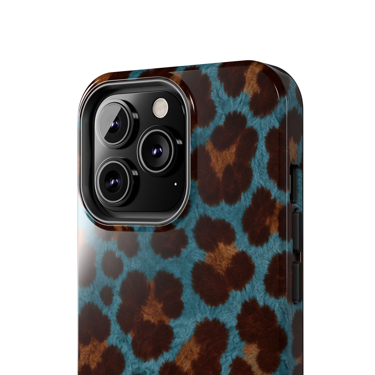Teal Leopard - Protective Phone Case