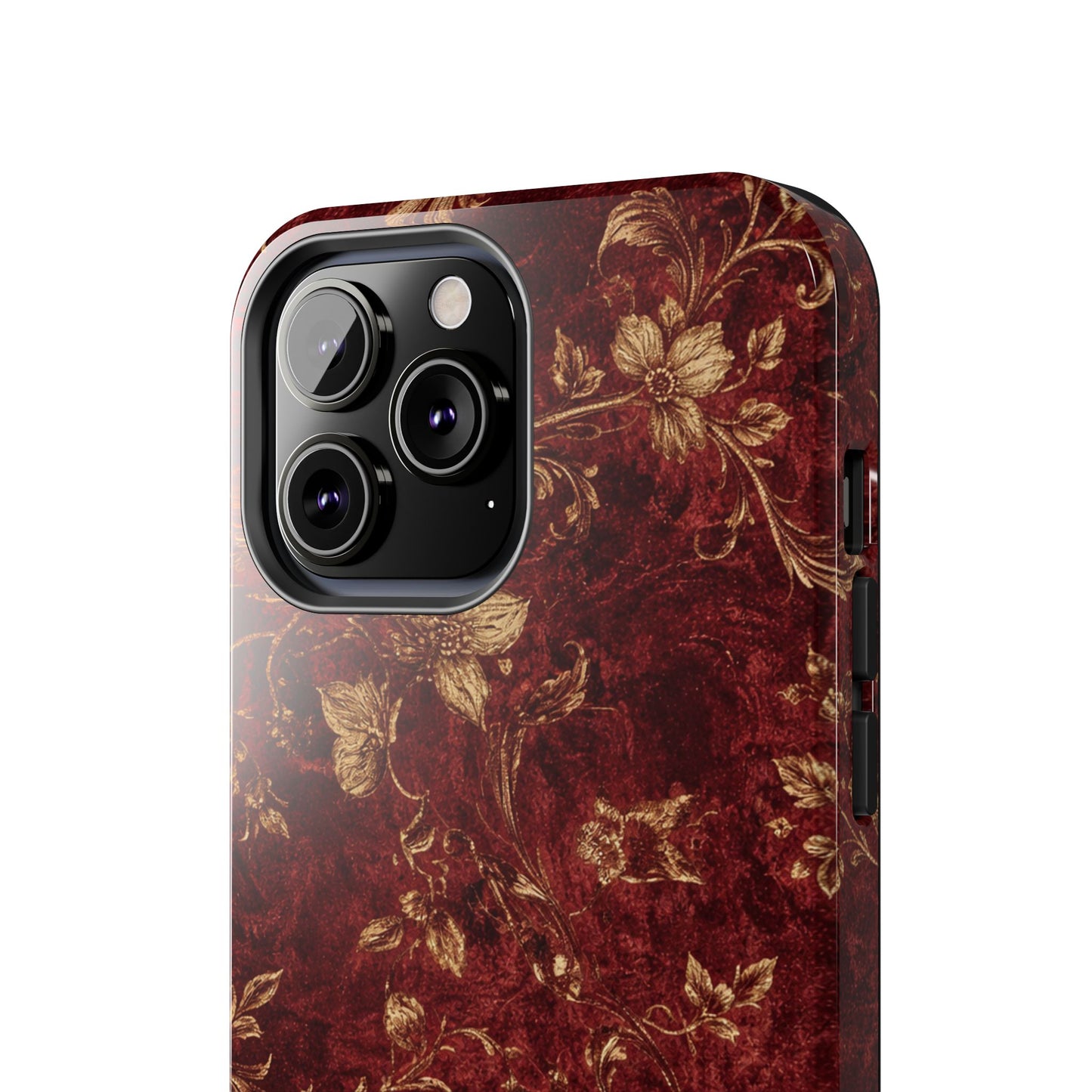 Floral Burgundy - Protective Phone Case