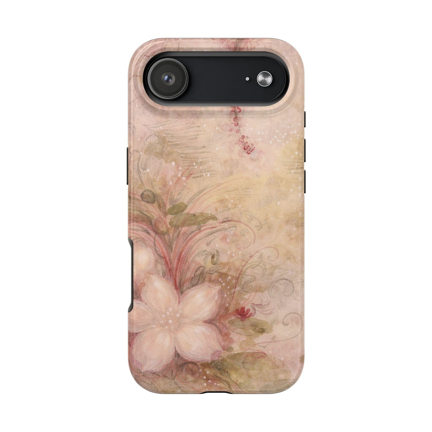 Antique Watercolor Floral - Protective Phone Case
