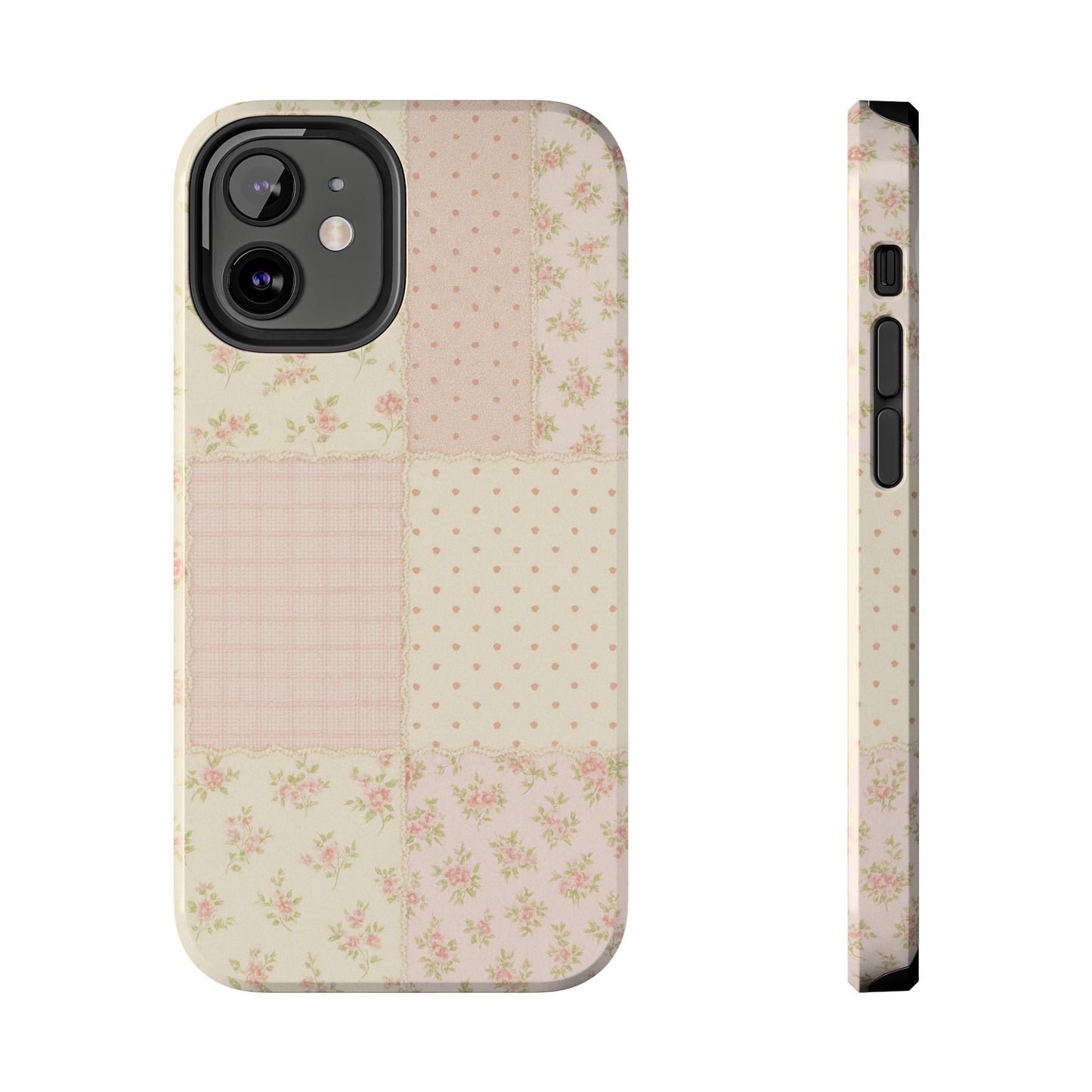 Floral Patchwork Quilt - Protective Phone Case