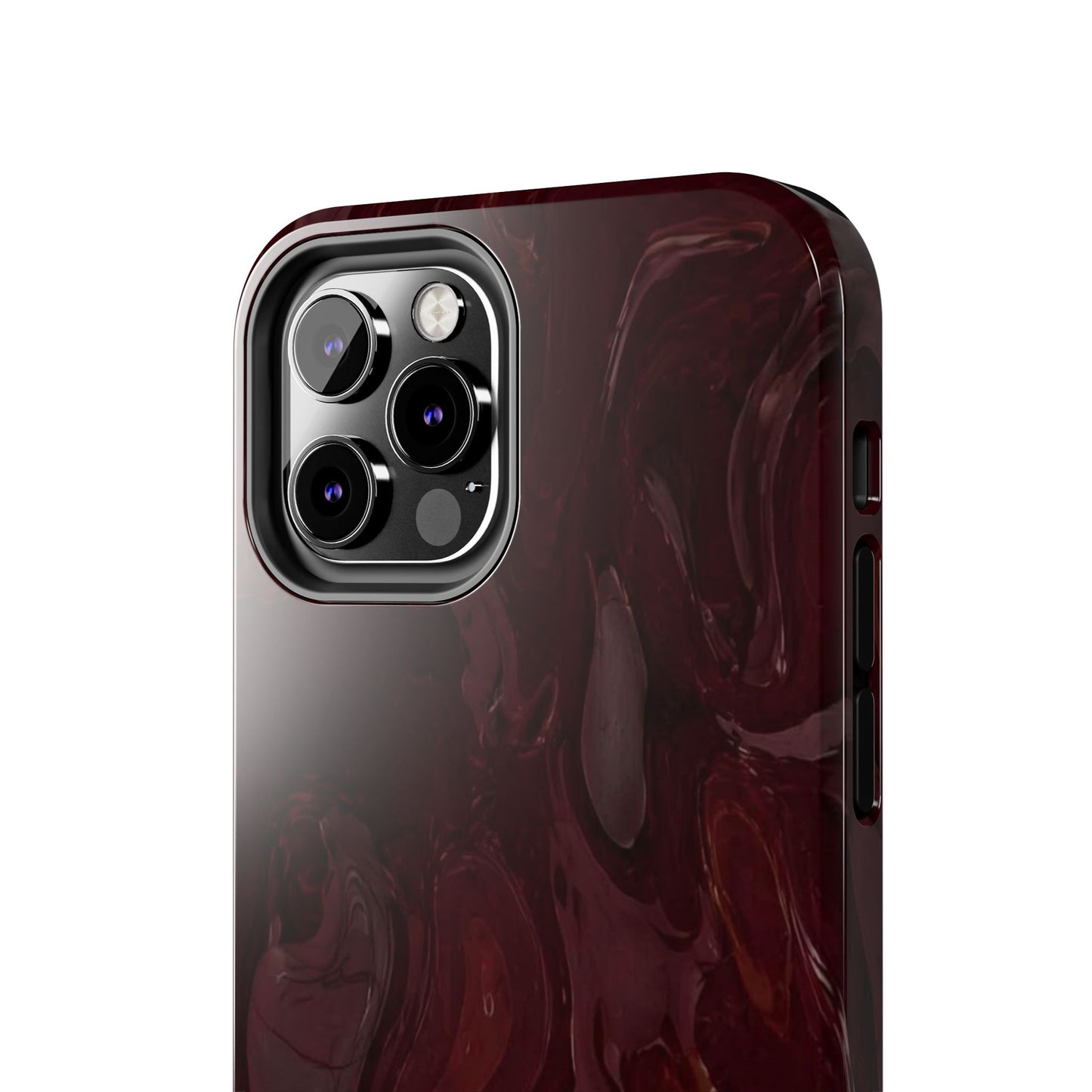 Glossy Maroon - Protective Phone Case