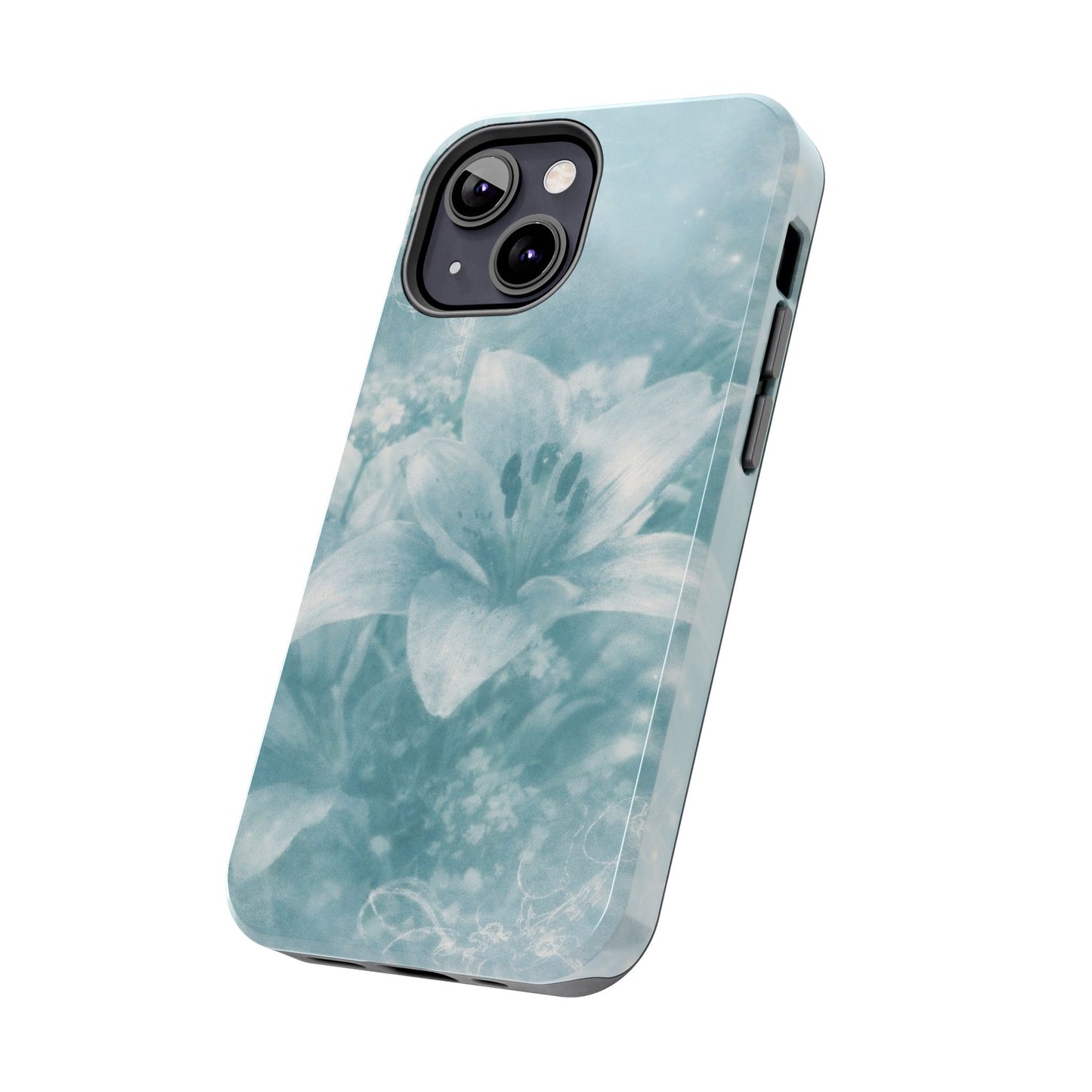 Teal Lily - Protective Phone Case