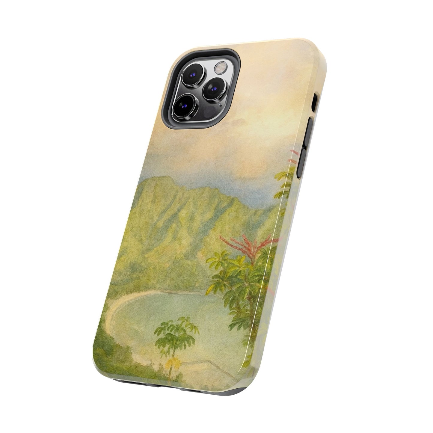 Vintage Tropical Beach - Protective Phone Case
