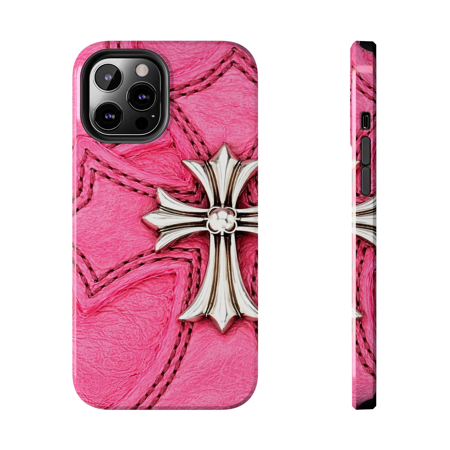 Pink Cross - Protective Phone Case