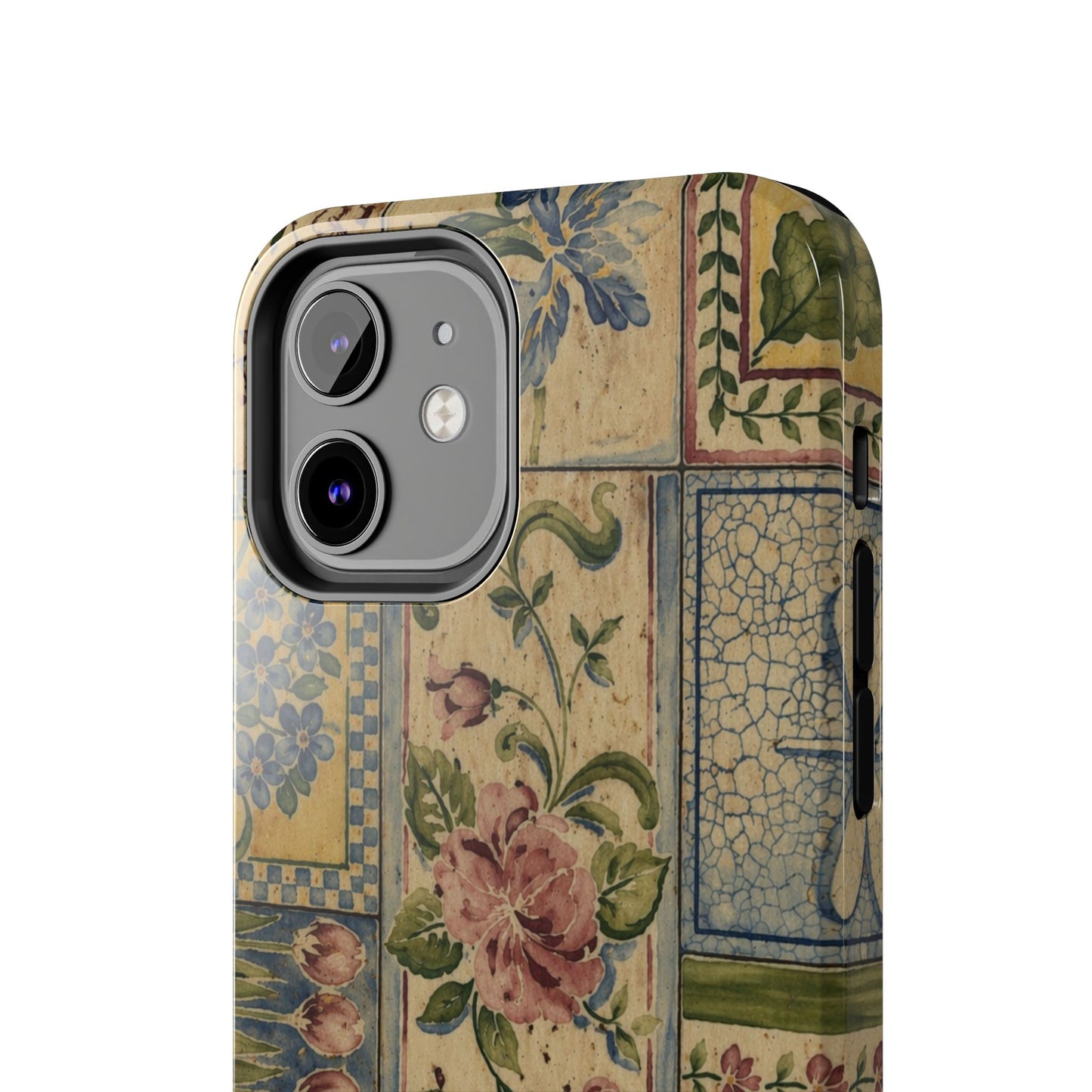 Vintage Floral Patchwork - Protective Phone Case