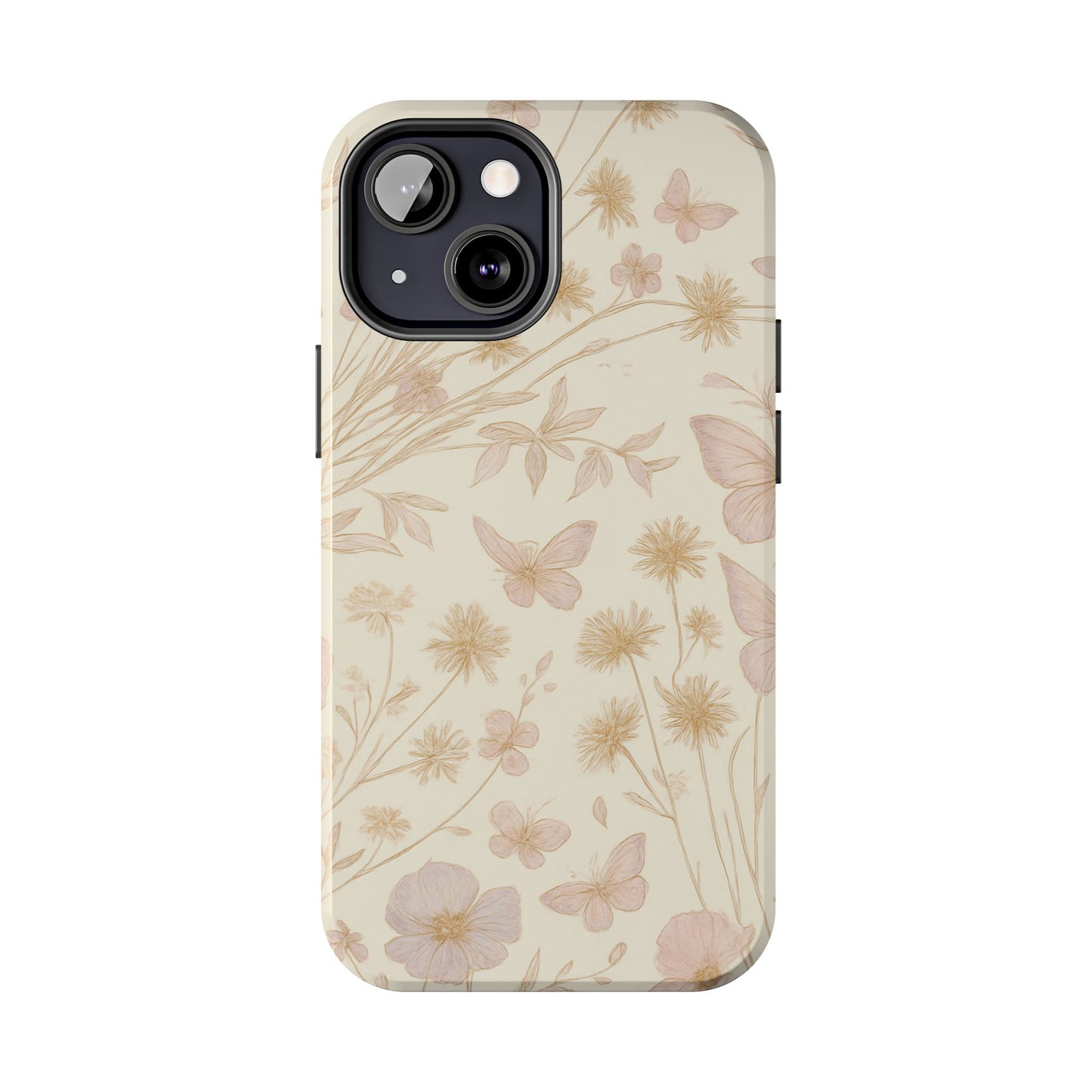 Floral Flutter - Protective Phone Case
