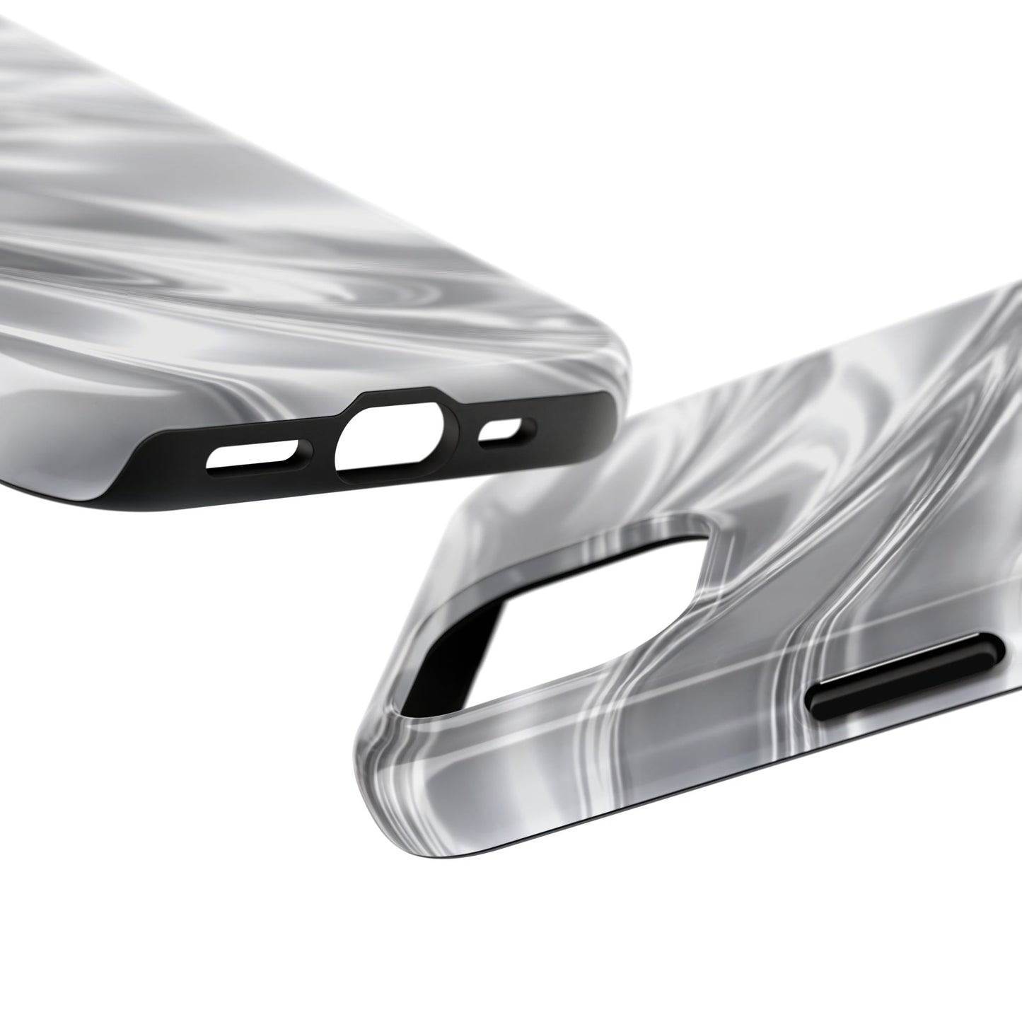 Silver Metallic - Protective Phone Case